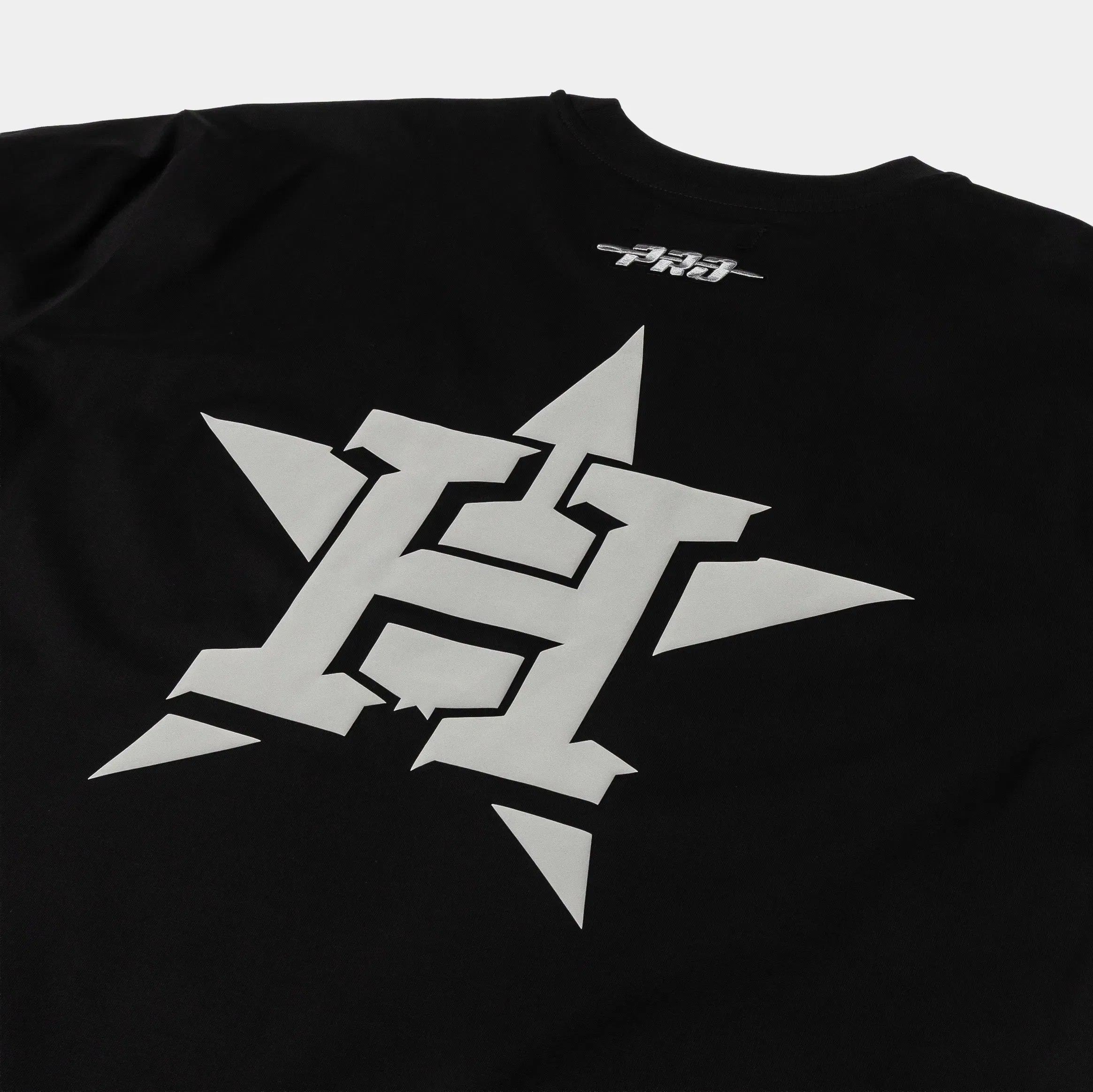 PRO STANDARD Houston Astros Street Team Drop Shoulder Mens Short Sleeve Shirt (Black/Gray)