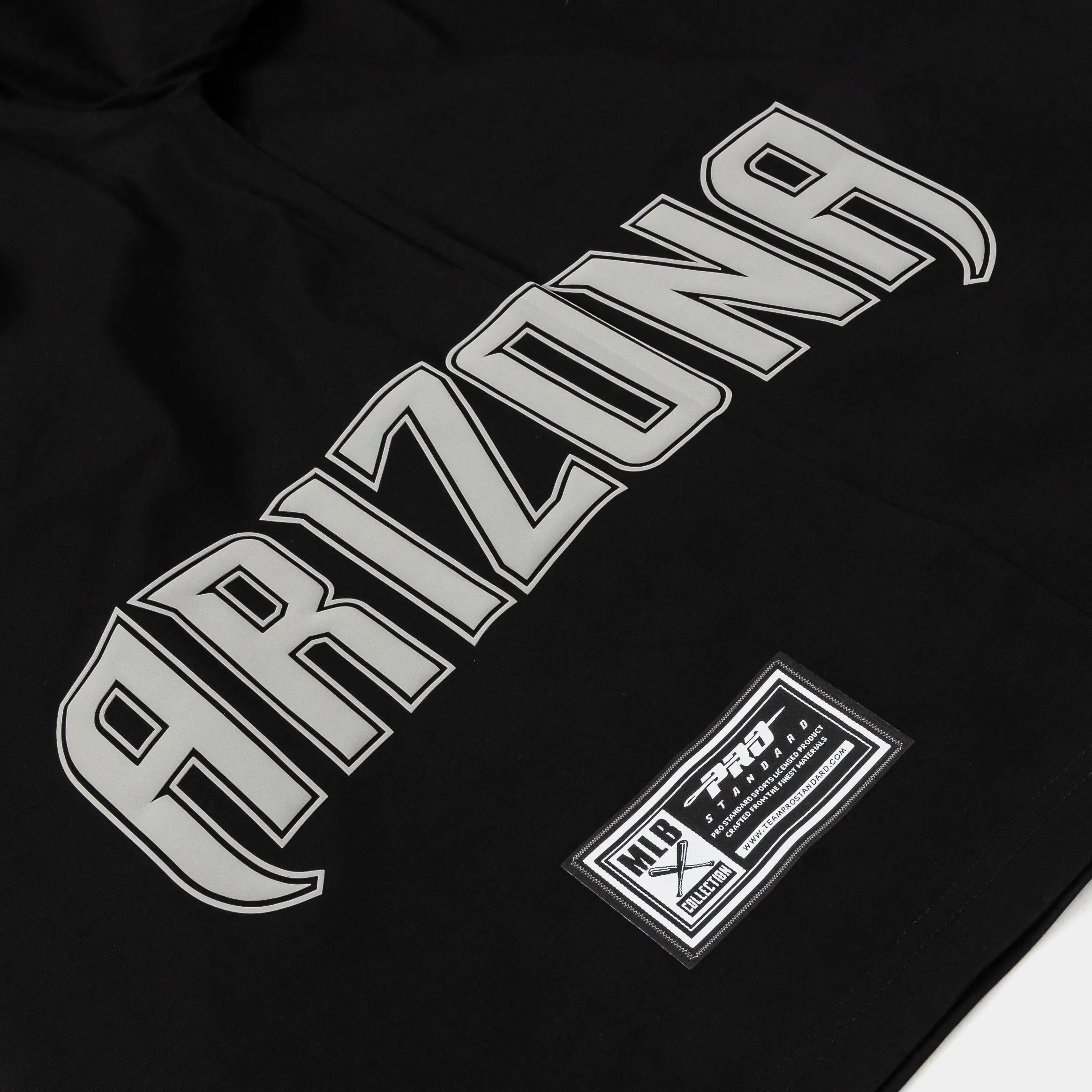 PRO STANDARD Arizona Diamondbacks Street Team Drop Shoulder Mens Short Sleeve Shirt (Black/Gray)