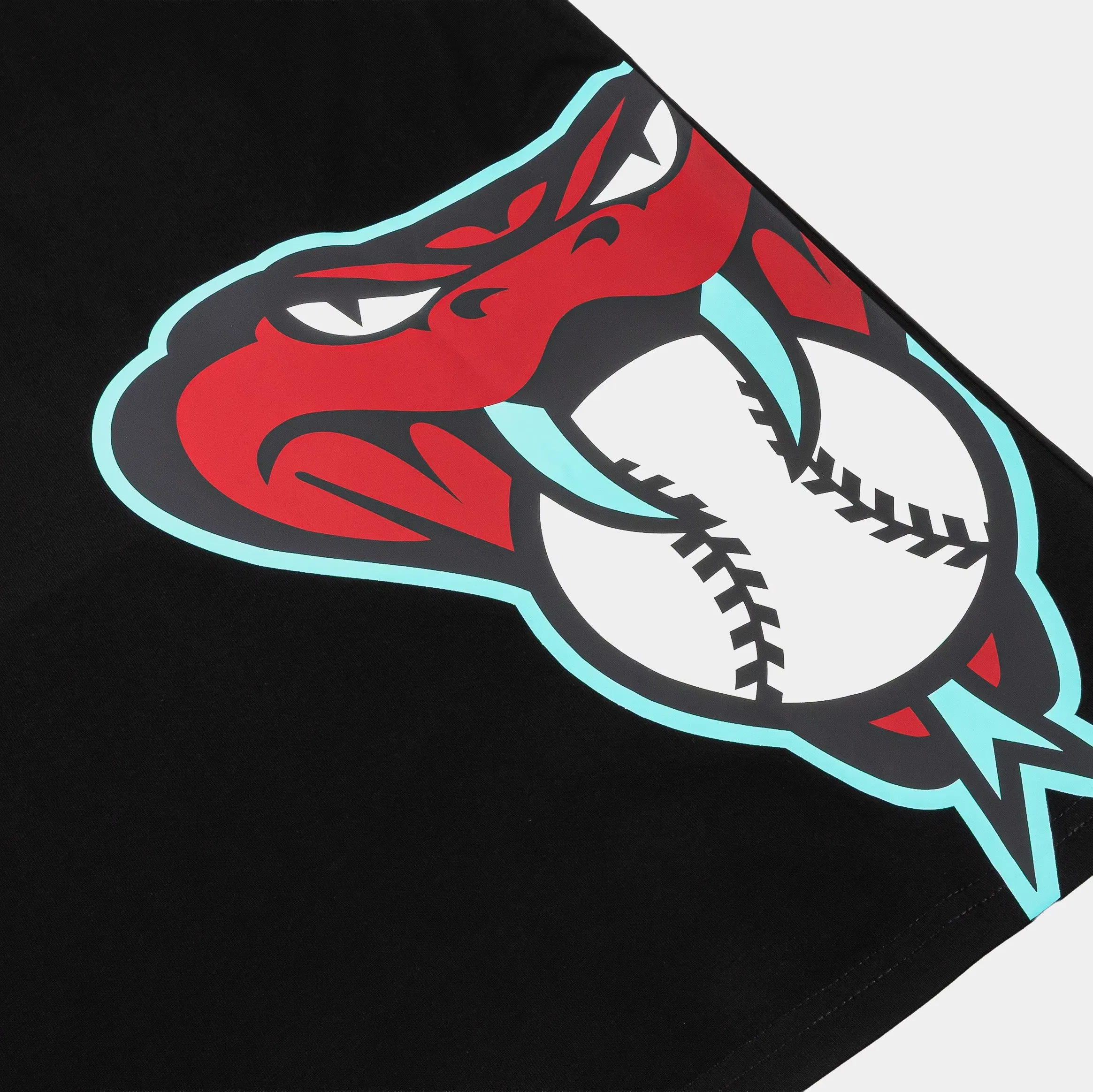 PRO STANDARD Arizona Diamondbacks Living Large Drop Shoulder Mens Short Sleeve Shirt (Black/Red)