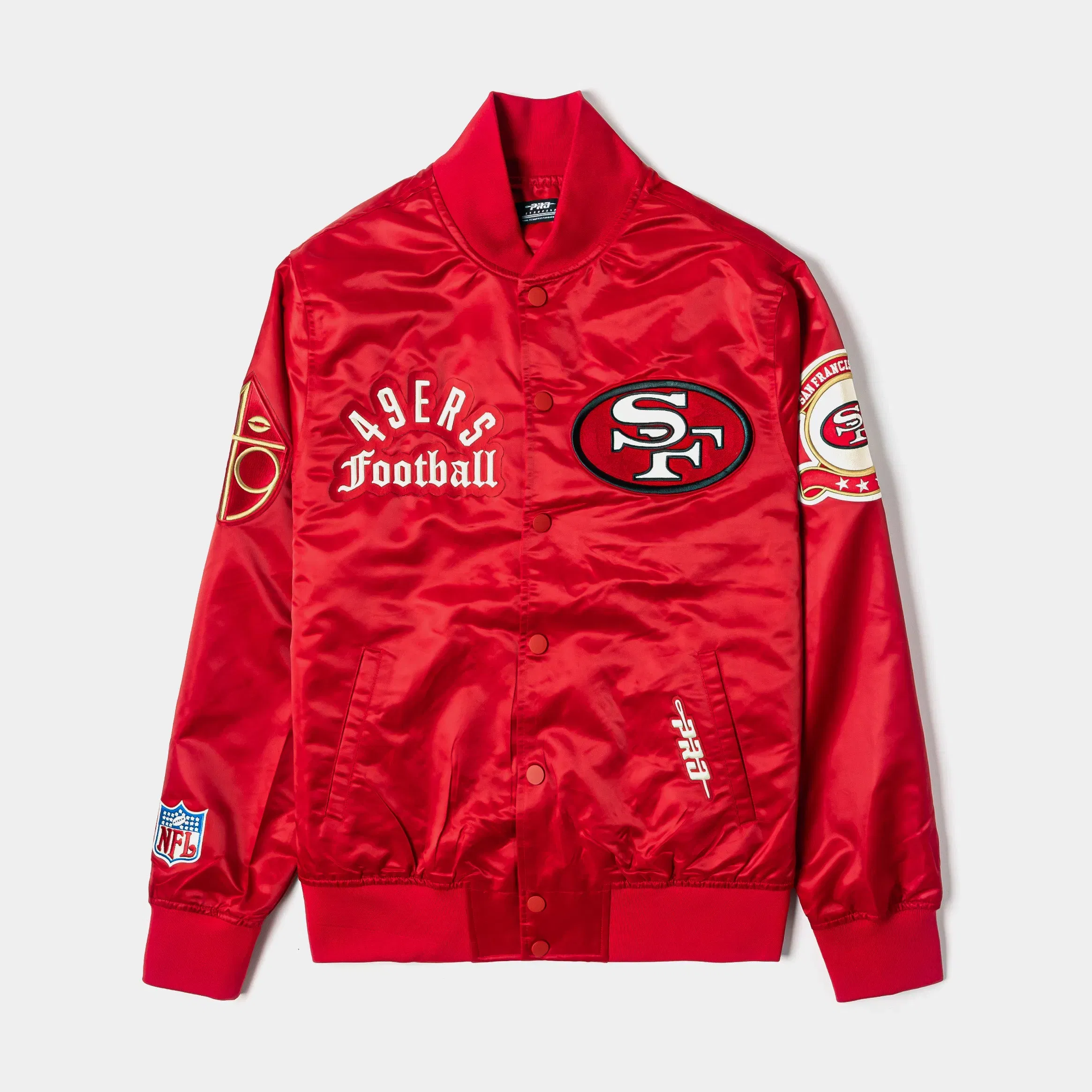 PRO STANDARD San Francisco 49ers Original Satin Mens Jacket (Red/White)