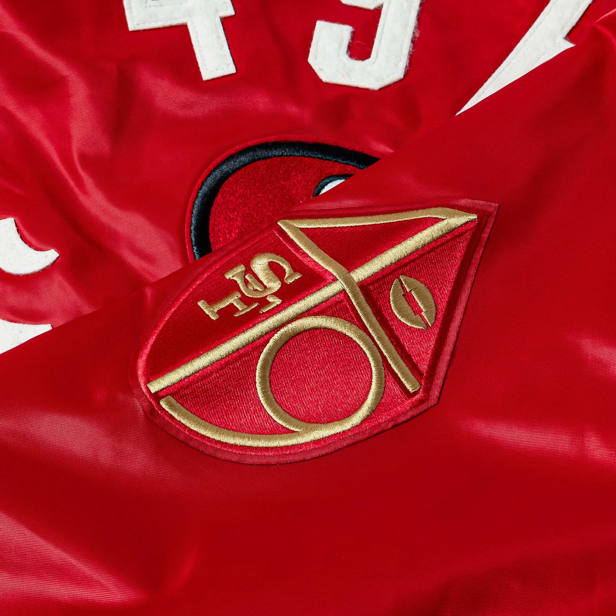 PRO STANDARD San Francisco 49ers Original Satin Mens Jacket (Red/White)