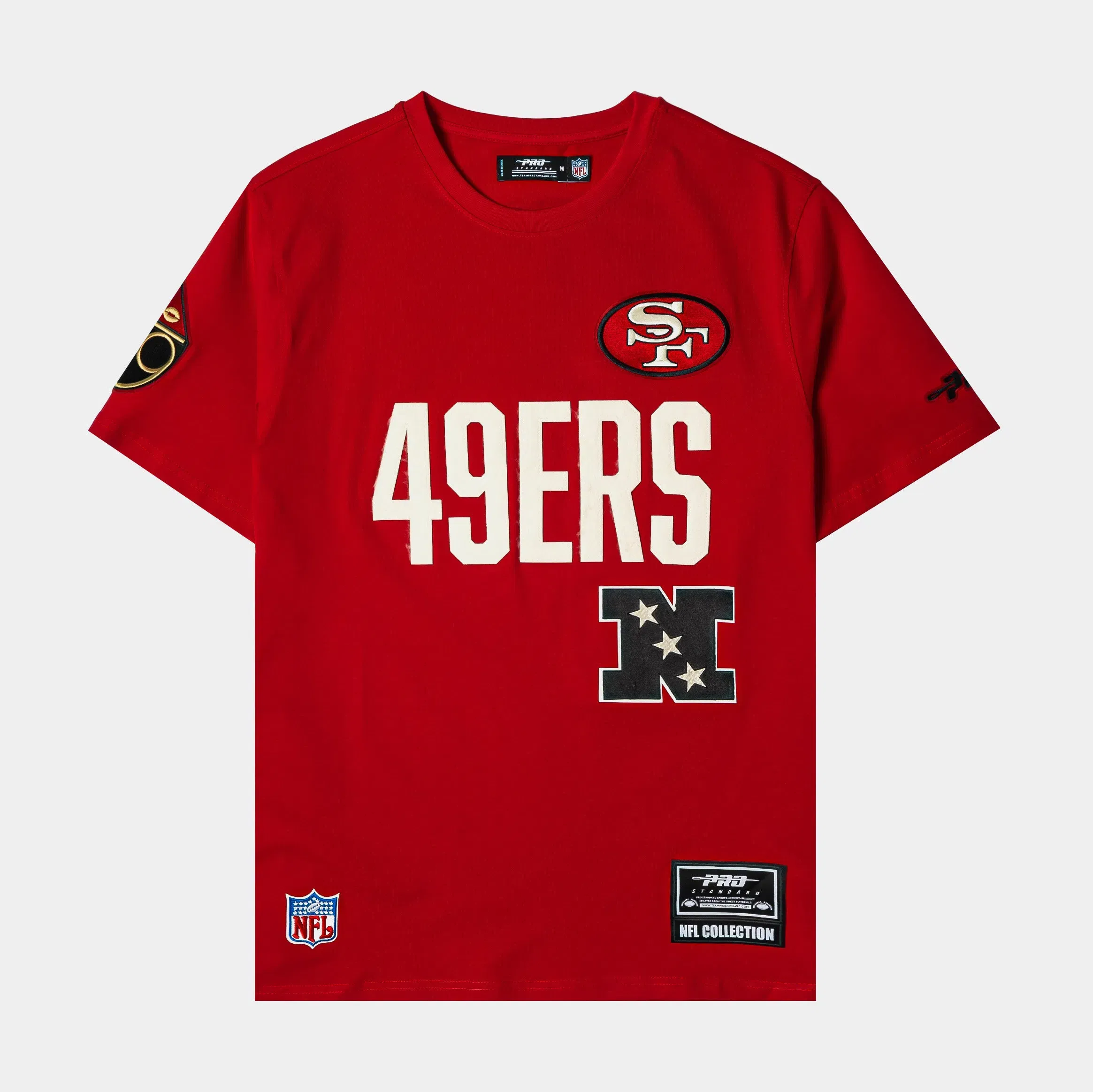 PRO STANDARD San Francisco 49ers Original Mens Short Sleeve Shirt (Red/White)