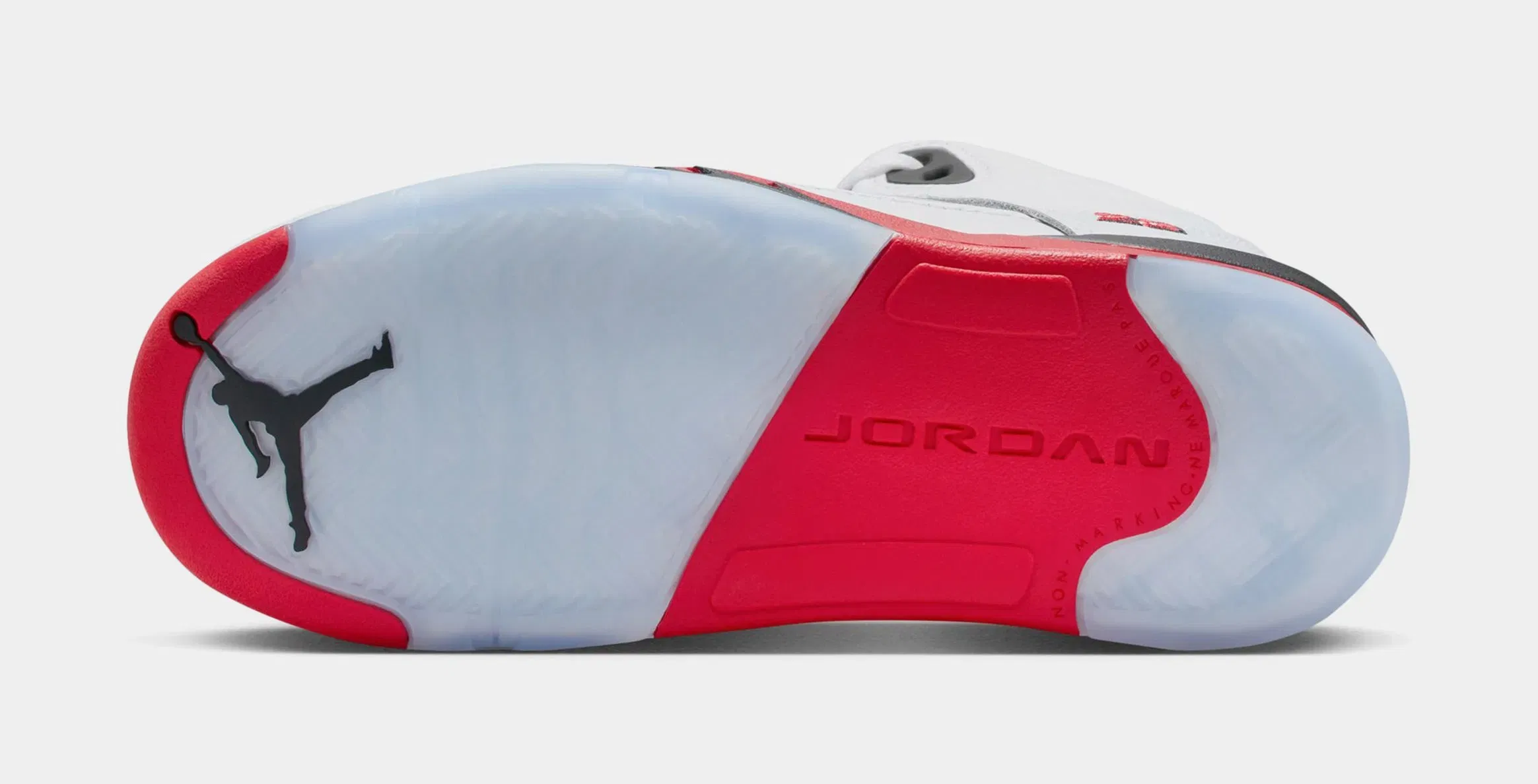 Air Jordan 5 Retro Fire Red Preschool Lifestyle Shoes (White/Fire Red/Black)