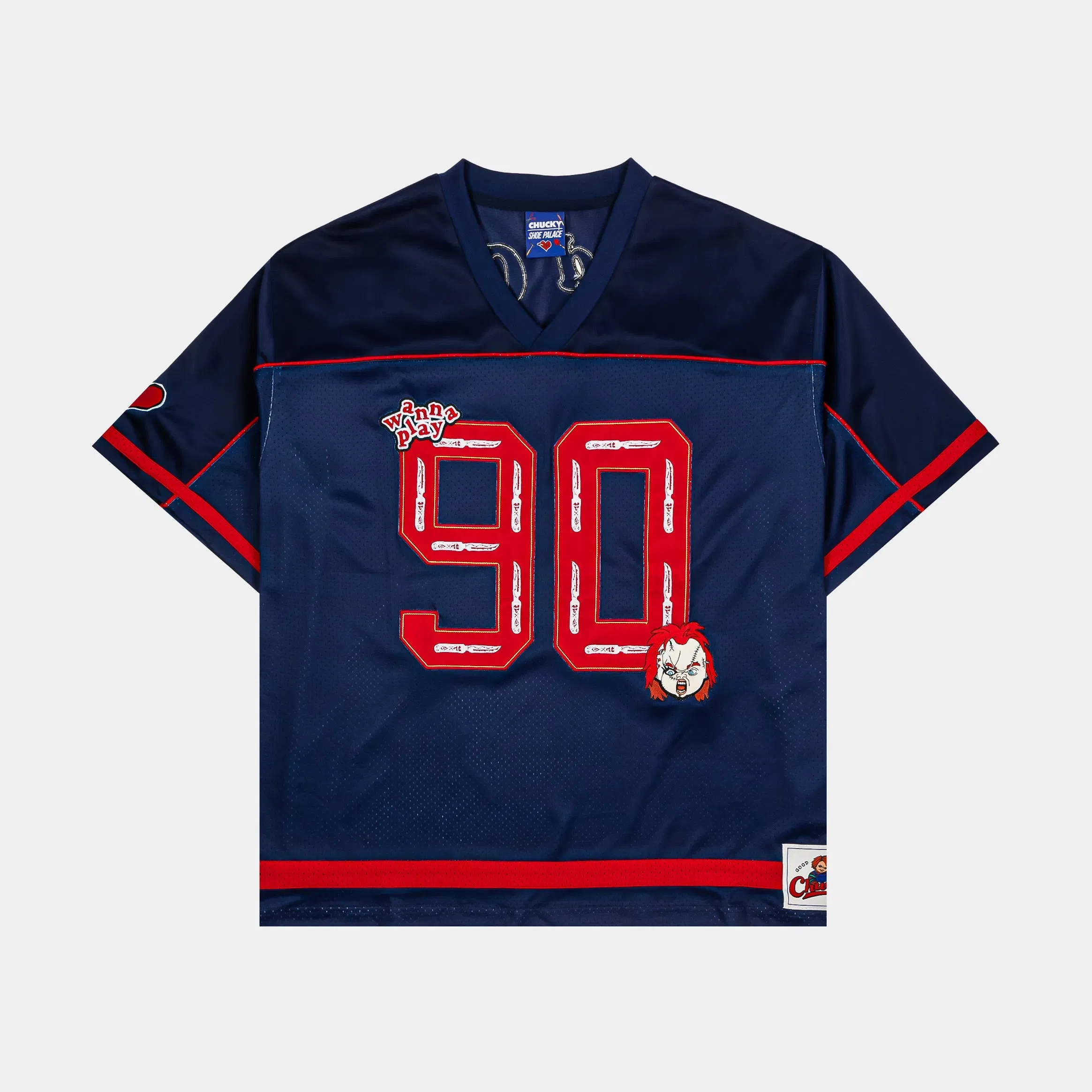 CHUCKY X SP SP x Chucky Good Guy Mesh Mens Jersey (Blue/Red)