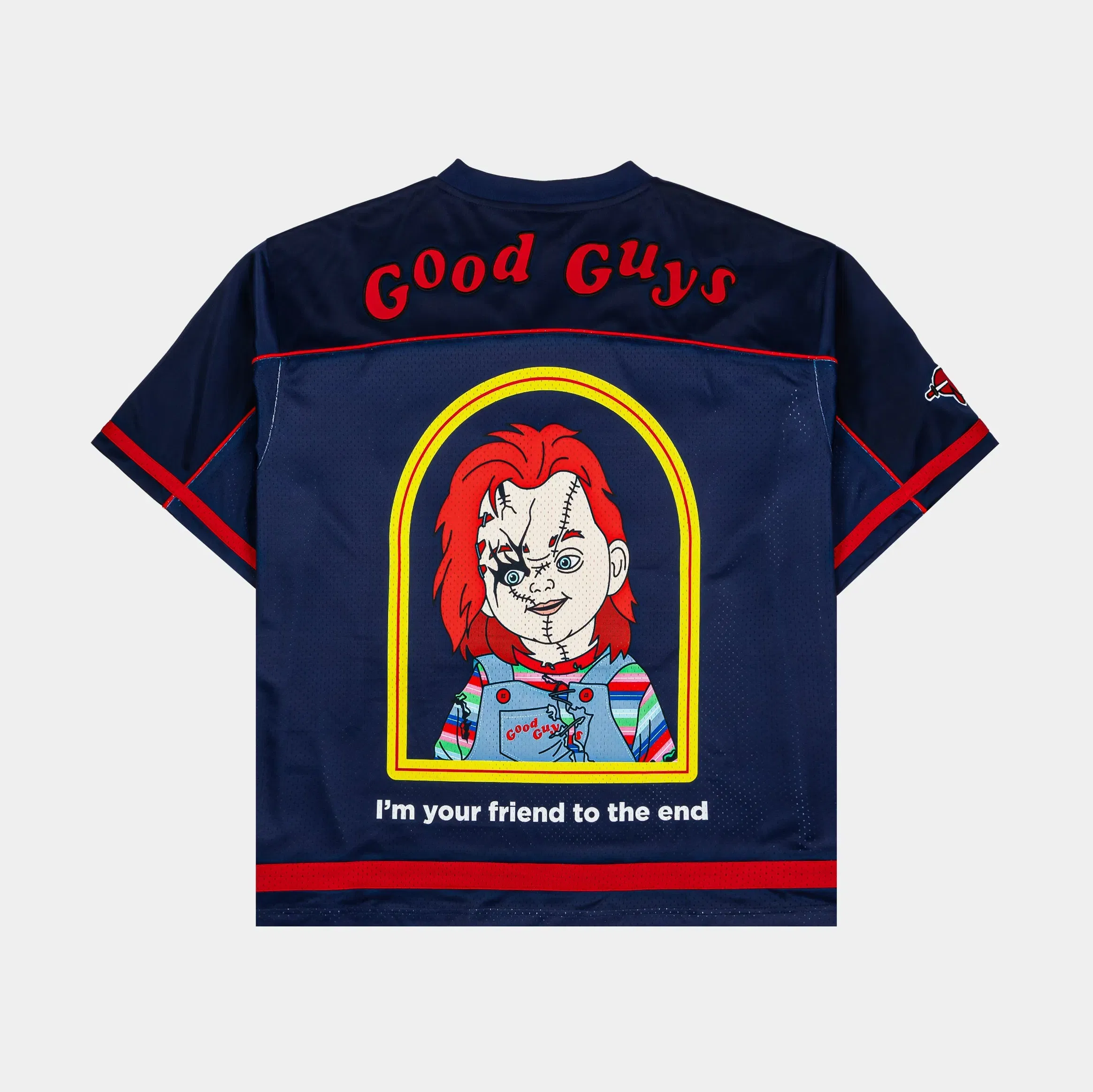 CHUCKY X SP SP x Chucky Good Guy Mesh Mens Jersey (Blue/Red)