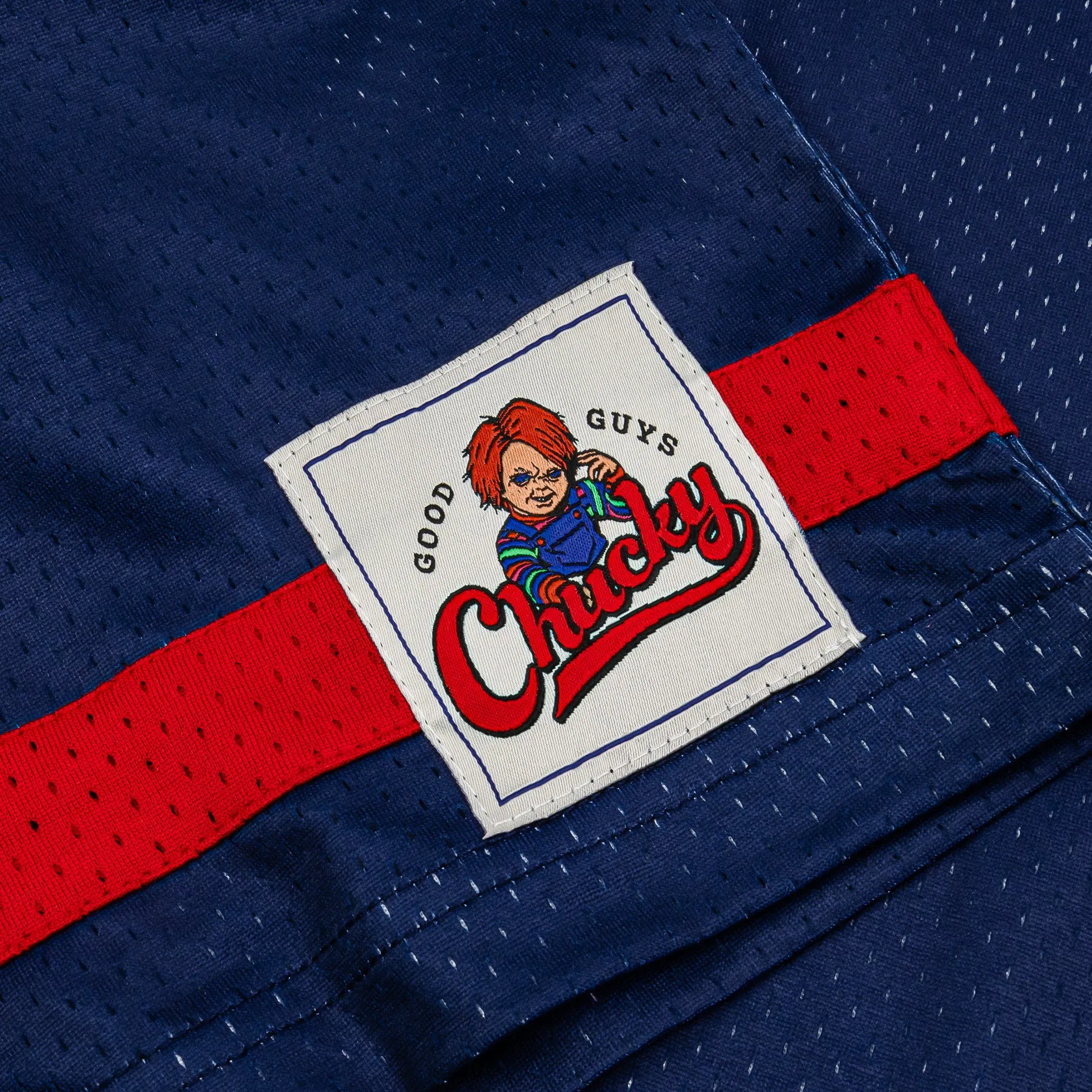 CHUCKY X SP SP x Chucky Good Guy Mesh Mens Jersey (Blue/Red)