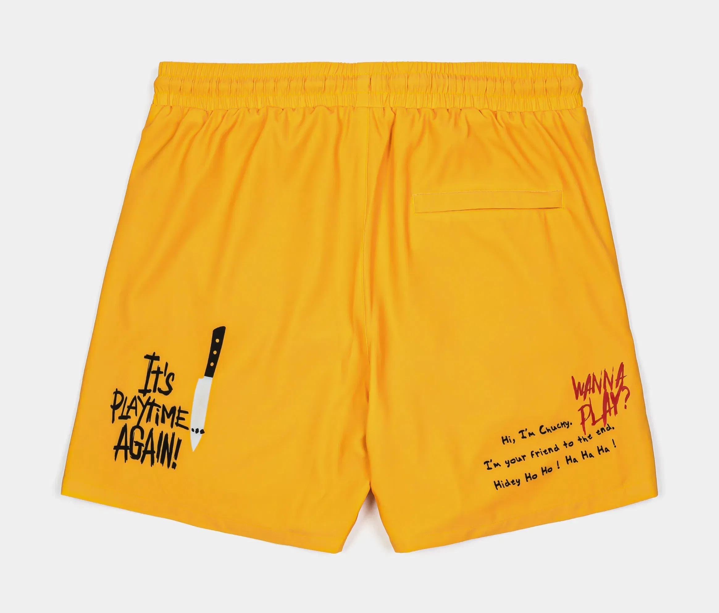 CHUCKY X SP SP x Chucky Good Guy Hybrid Mens Shorts (Yellow/Red)
