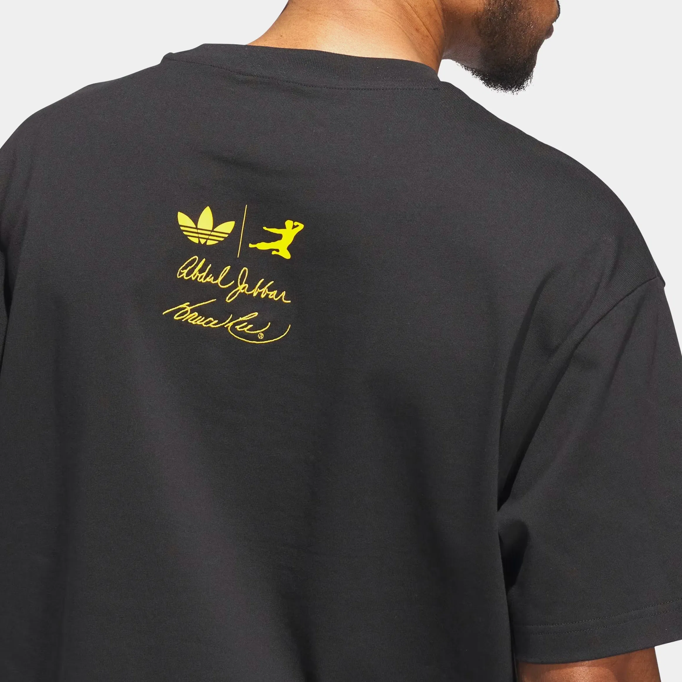 adidas Bruce Lee Icon Mens Short Sleeve Shirt (Black/White)