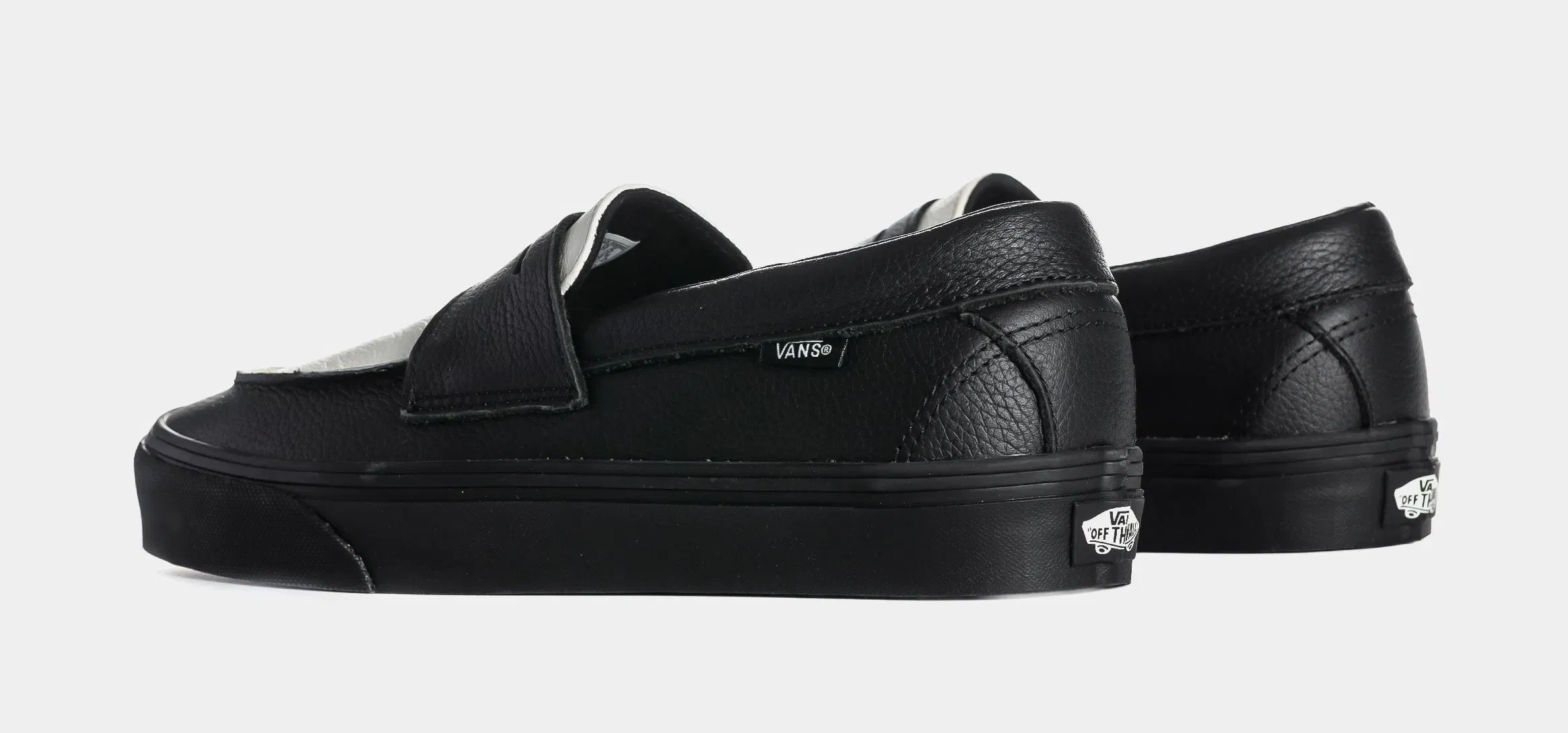 Vans Skate Loafer Mens Lifestyle Shoes (Black/White)