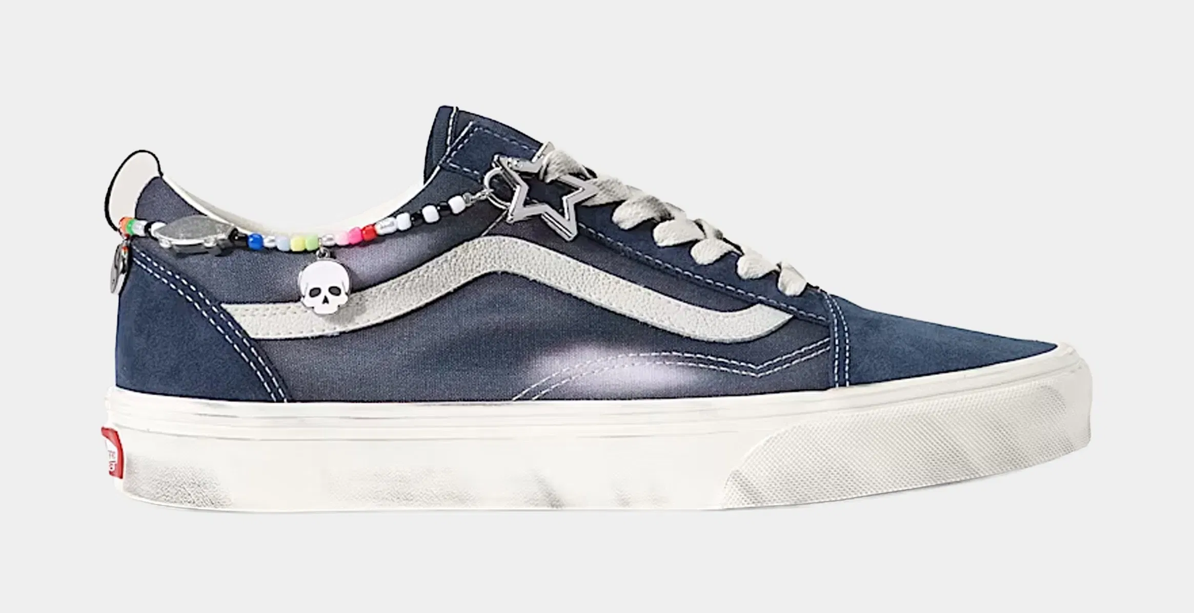 Vans Old Skool Charms Mens Lifestyle Shoes (Parisian Night Blue)