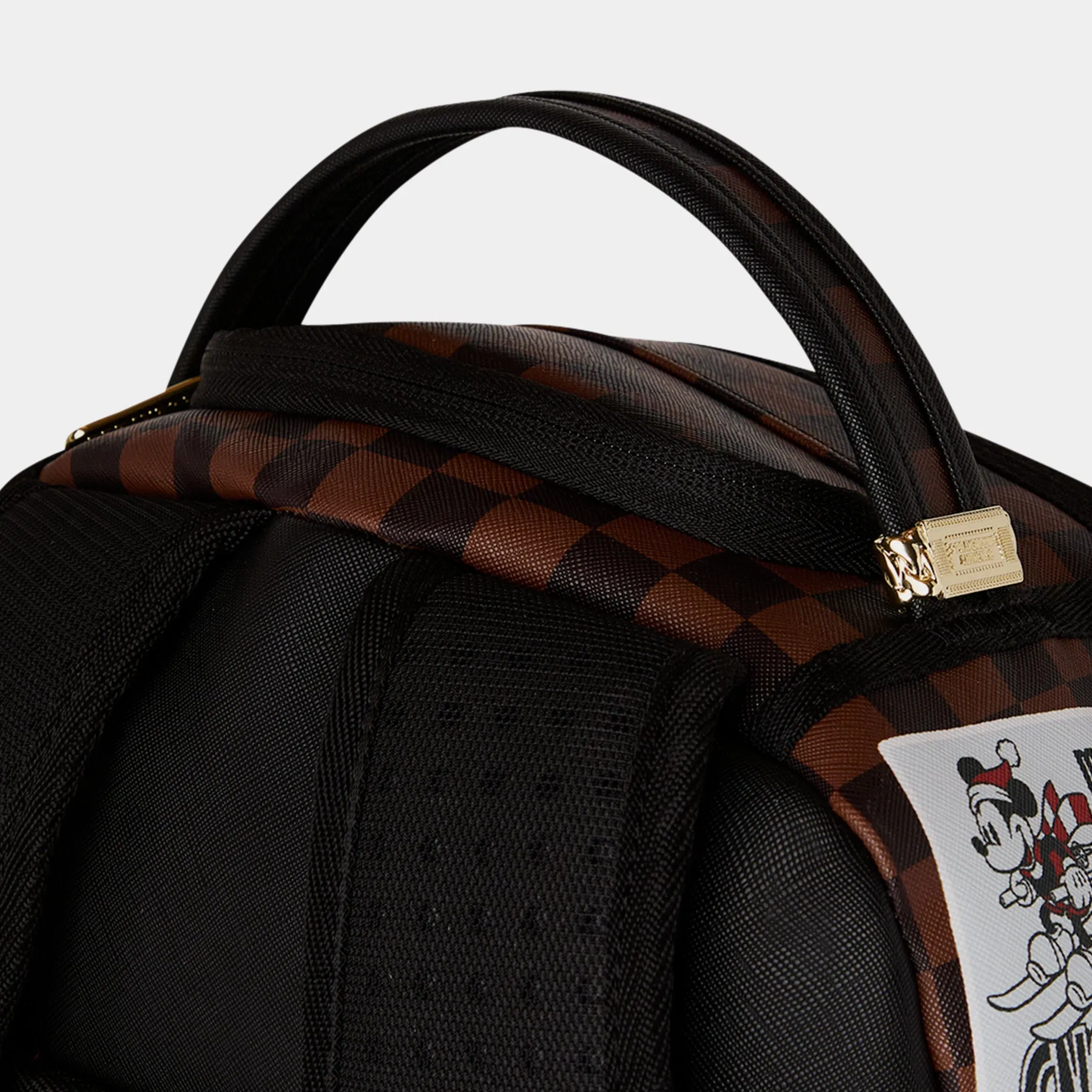 Sprayground Mickey Mouse Global Mogul Mens Backpack (Brown/White)