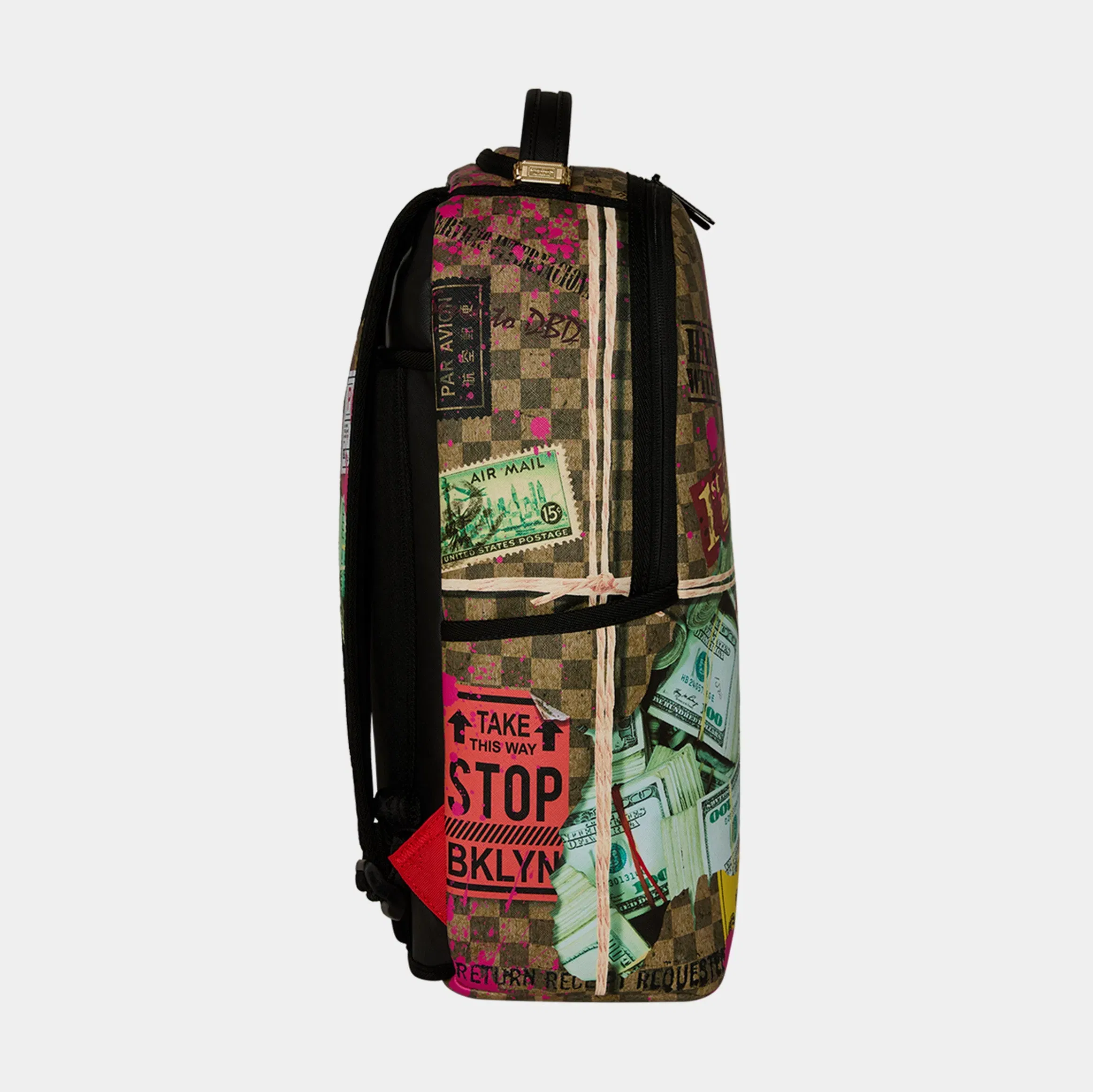 Sprayground Overnight Cash Stash Mens Backpack (Brown/Green)