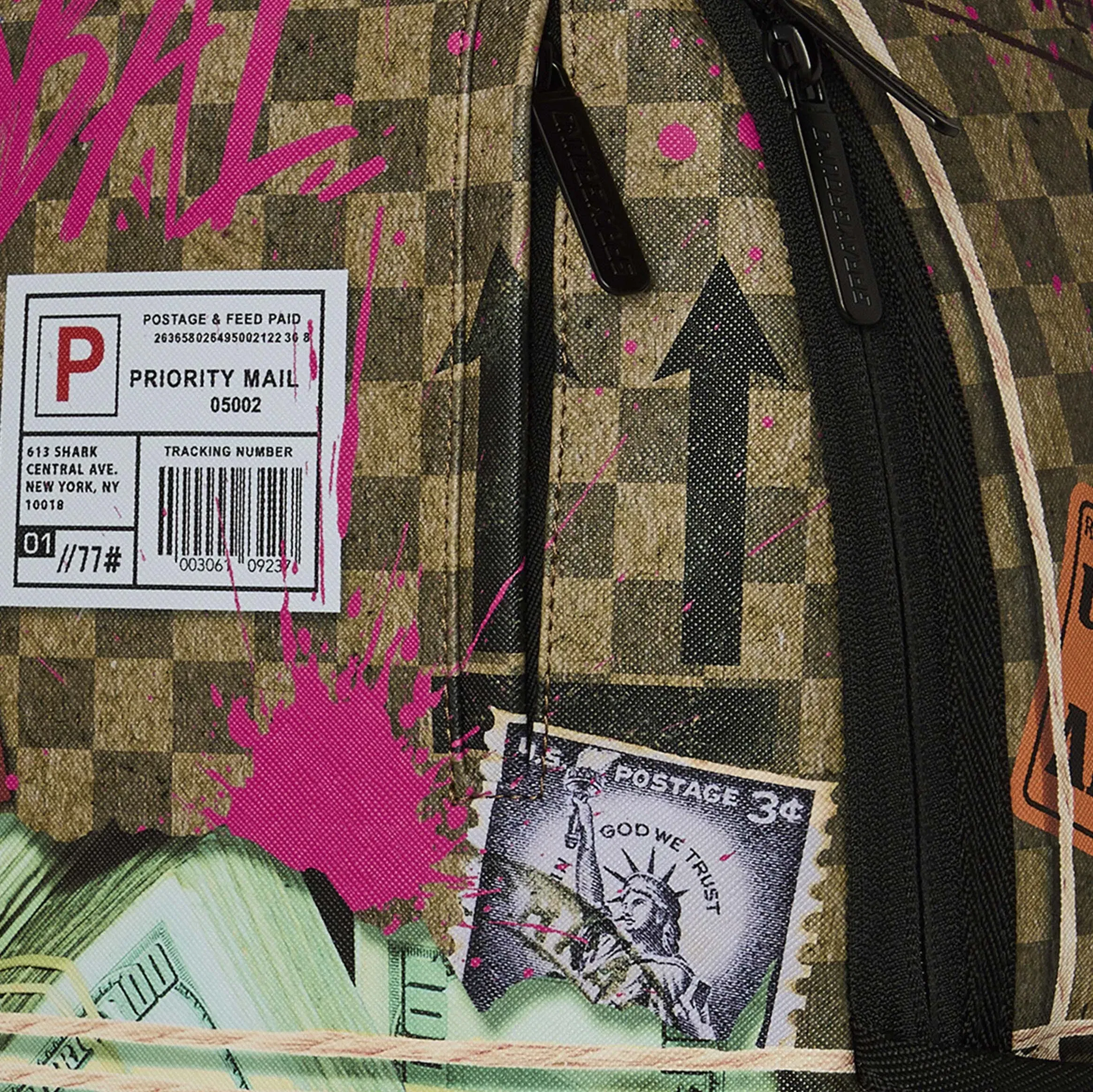 Sprayground Overnight Cash Stash Mens Backpack (Brown/Green)