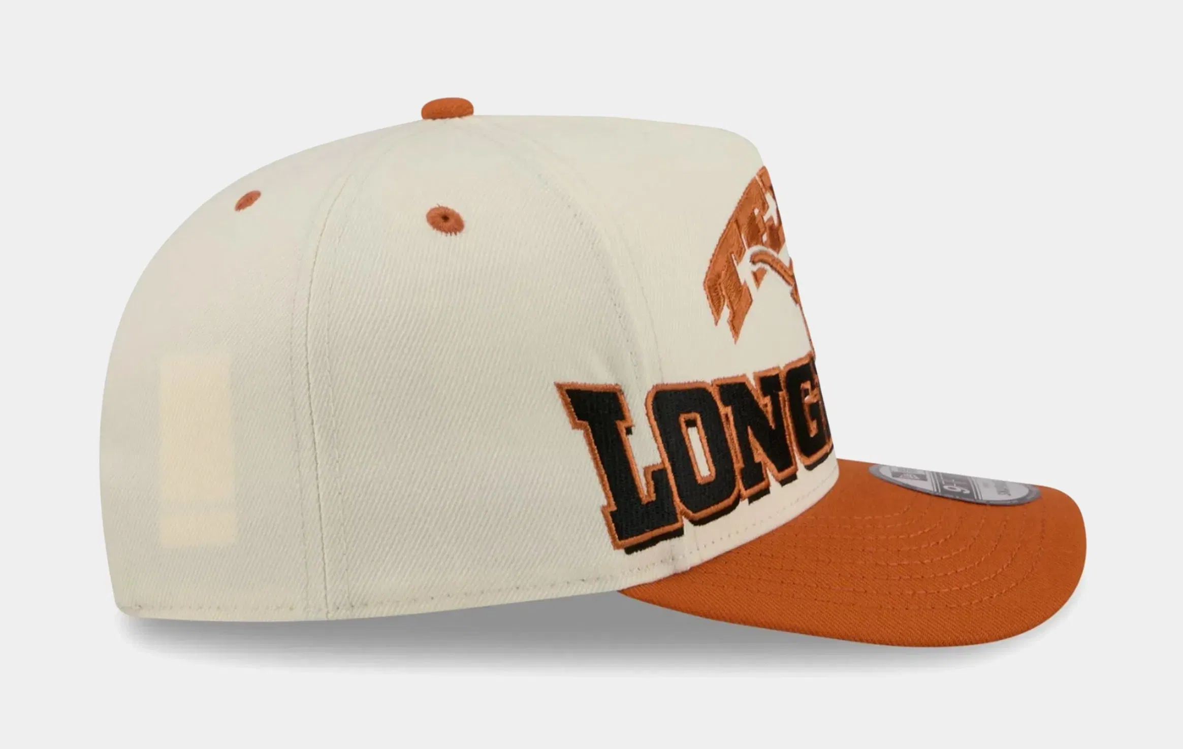 New Era Texas Longhorns Arched 950AF Snapback Mens Hat (Tan/Orange/Black)