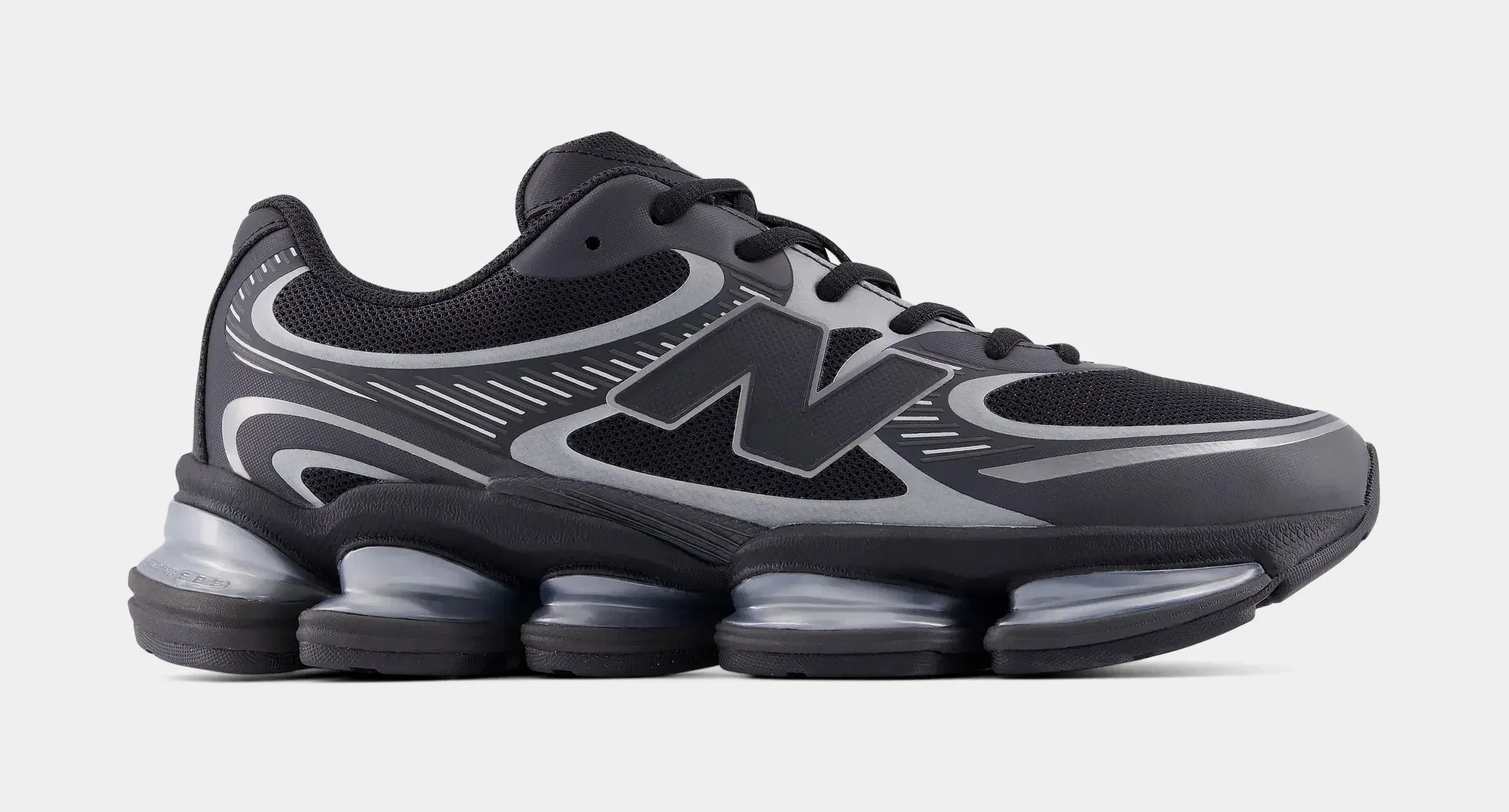 NEWBALANCE ABZORB 2000 Mens Running Shoes (Black/Silver Metallic)