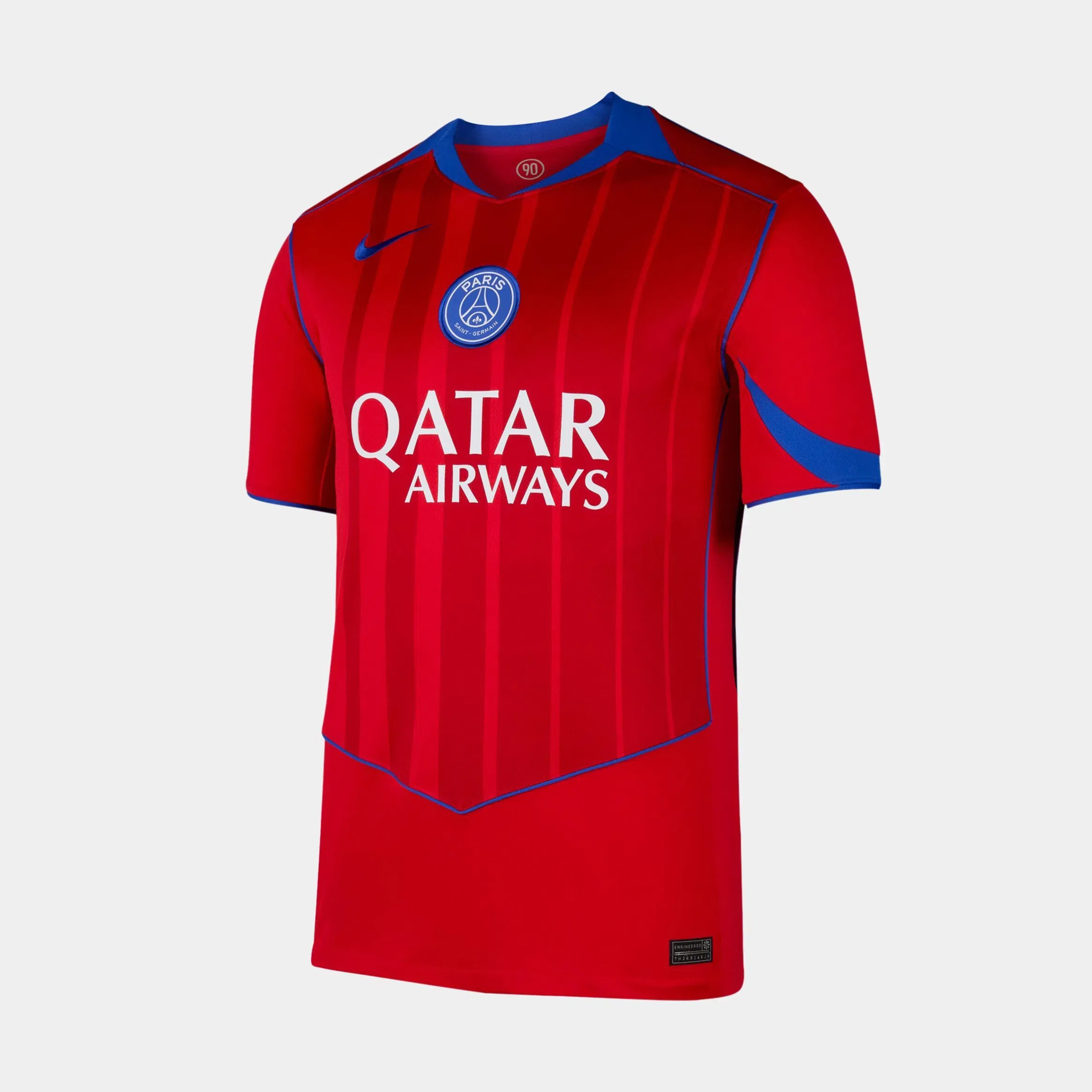 Nike Paris Saint Germain Third Stadium 2025/26 Replica Mens Jersey (Global Red/Sport Red/Hyper Royal)