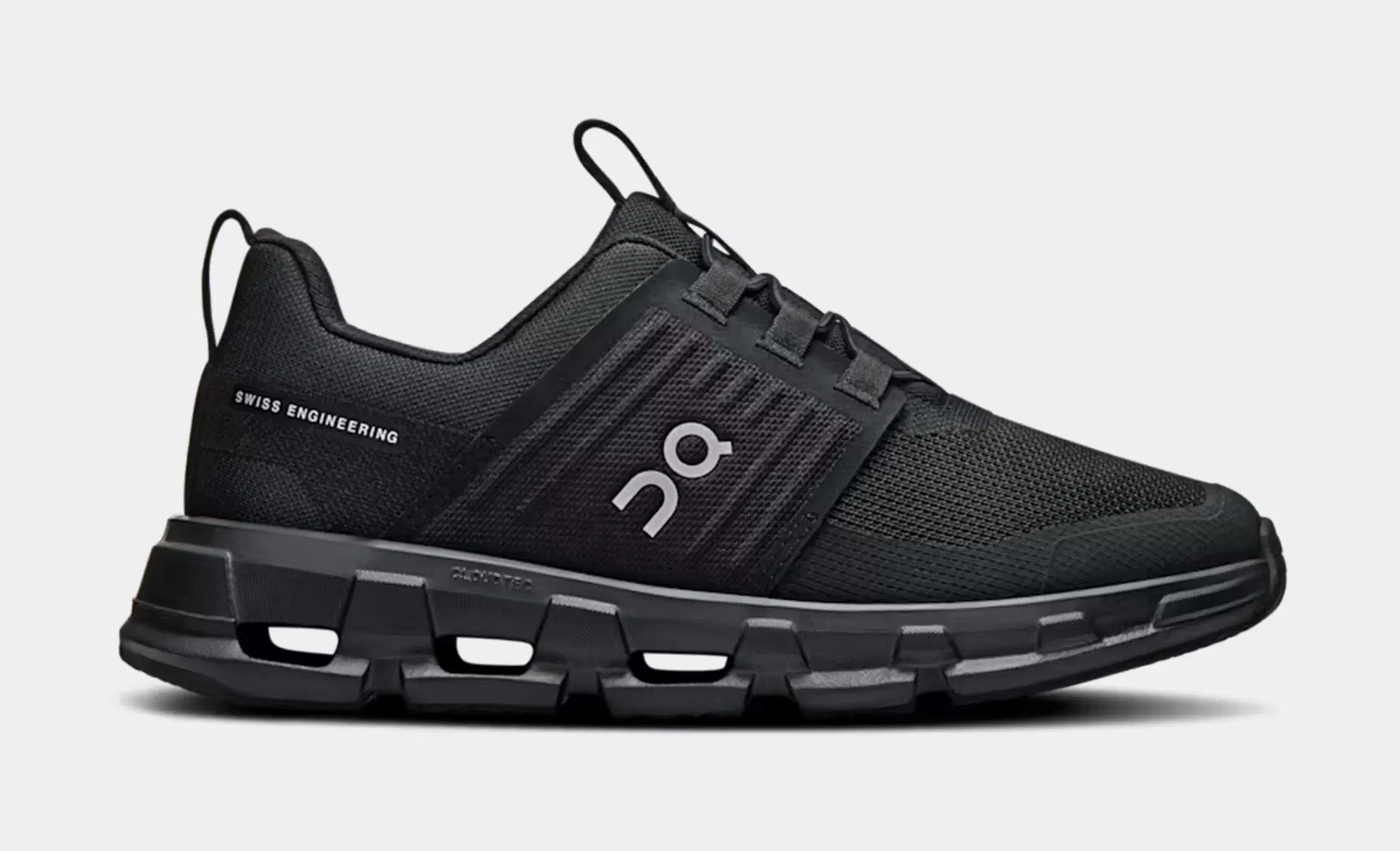 On Running Cloudswift Preschool Running Shoes (All Black)