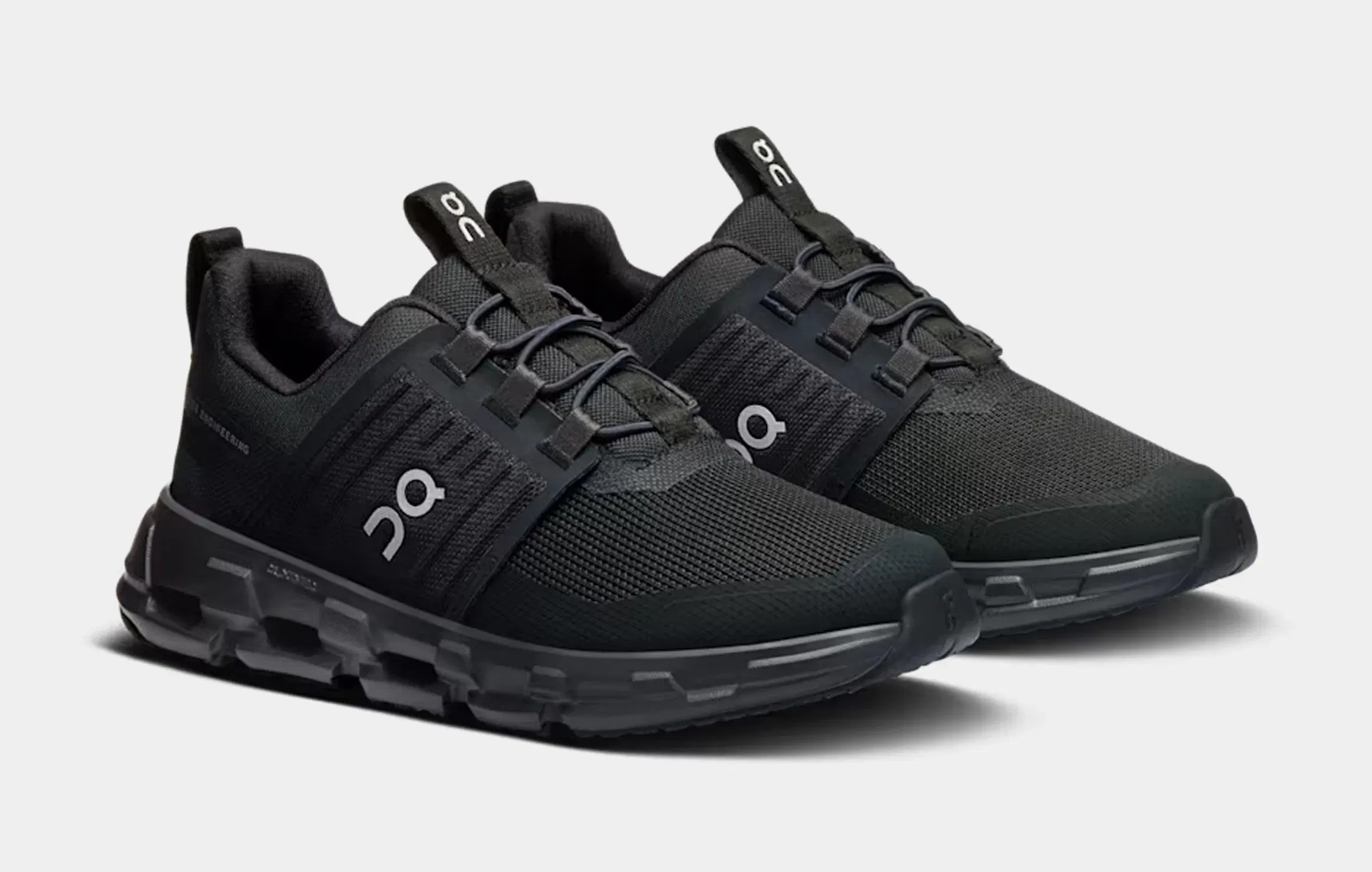 On Running Cloudswift Preschool Running Shoes (All Black)