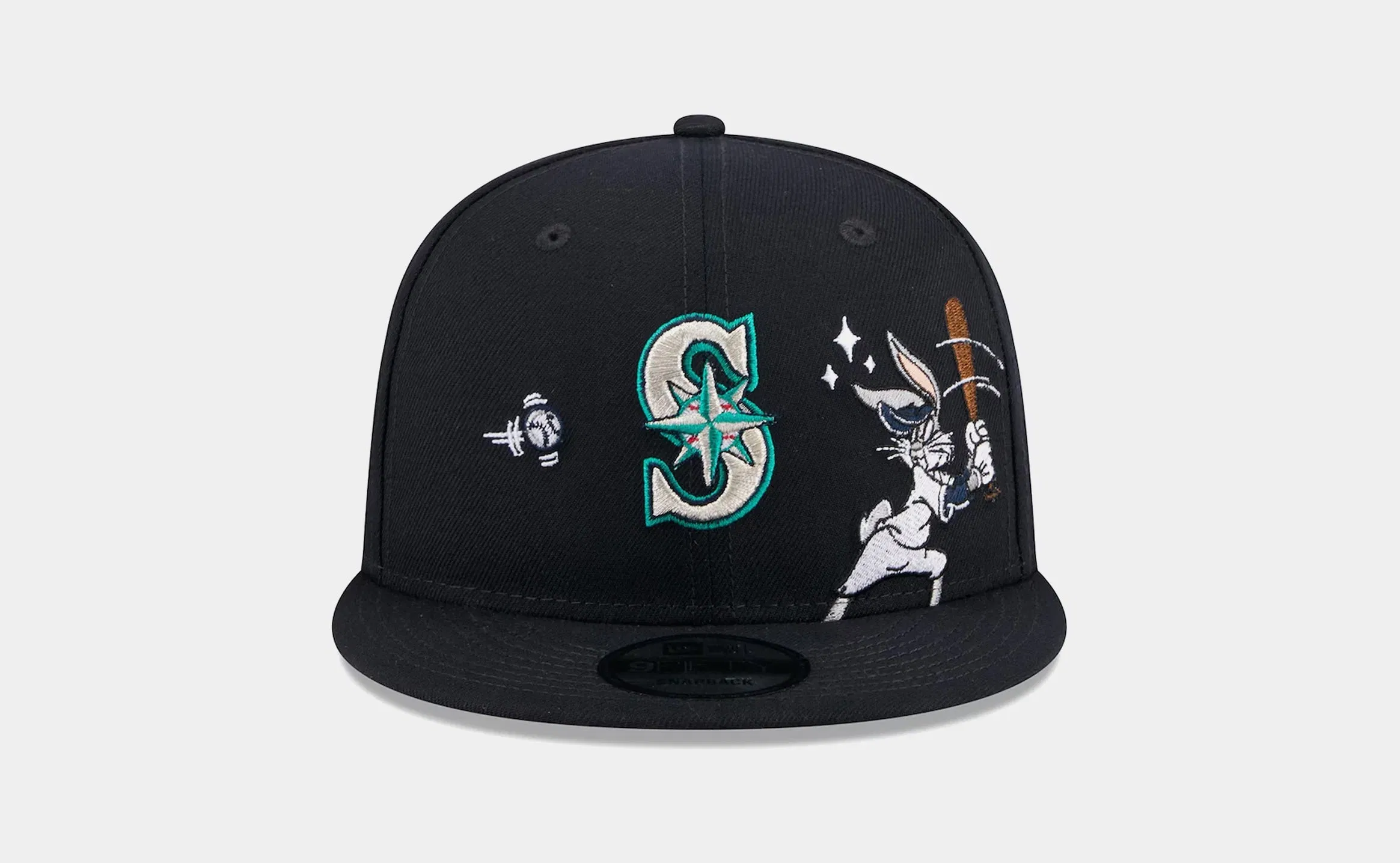 New Era Seattle Mariners x Looney Tunes Bugs 9Fifty Snapback Mens Hat (Navy/White)