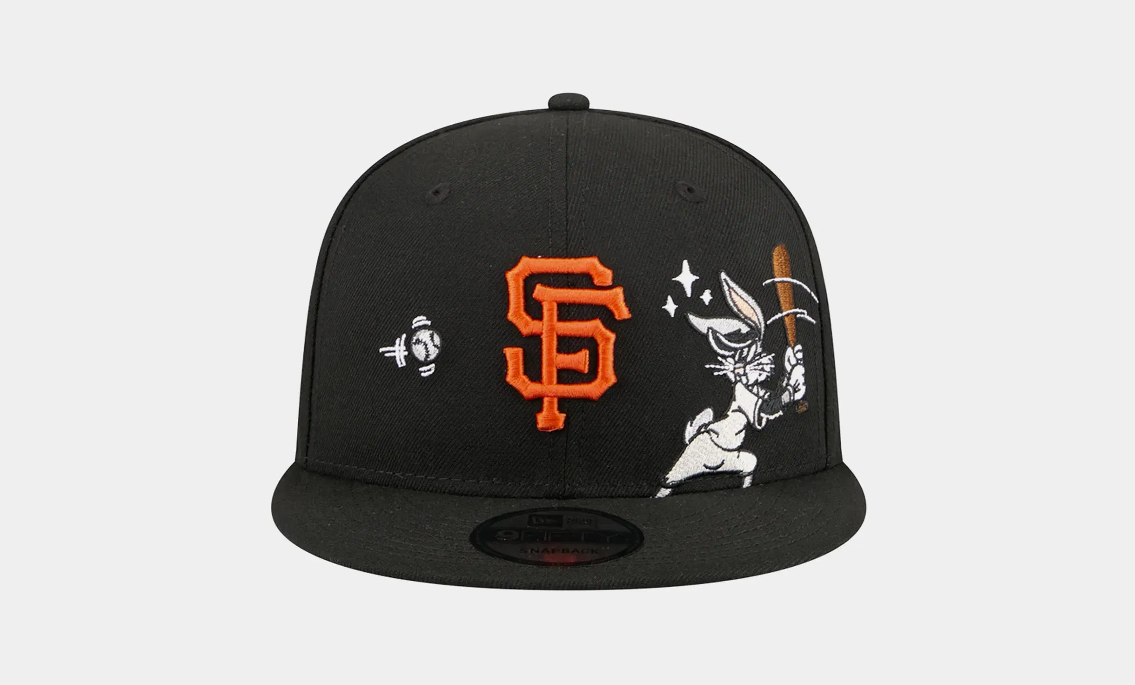 New Era San Francisco Giants x Looney Tunes Bugs 9Fifty Snapback Mens Hat (Black/White)