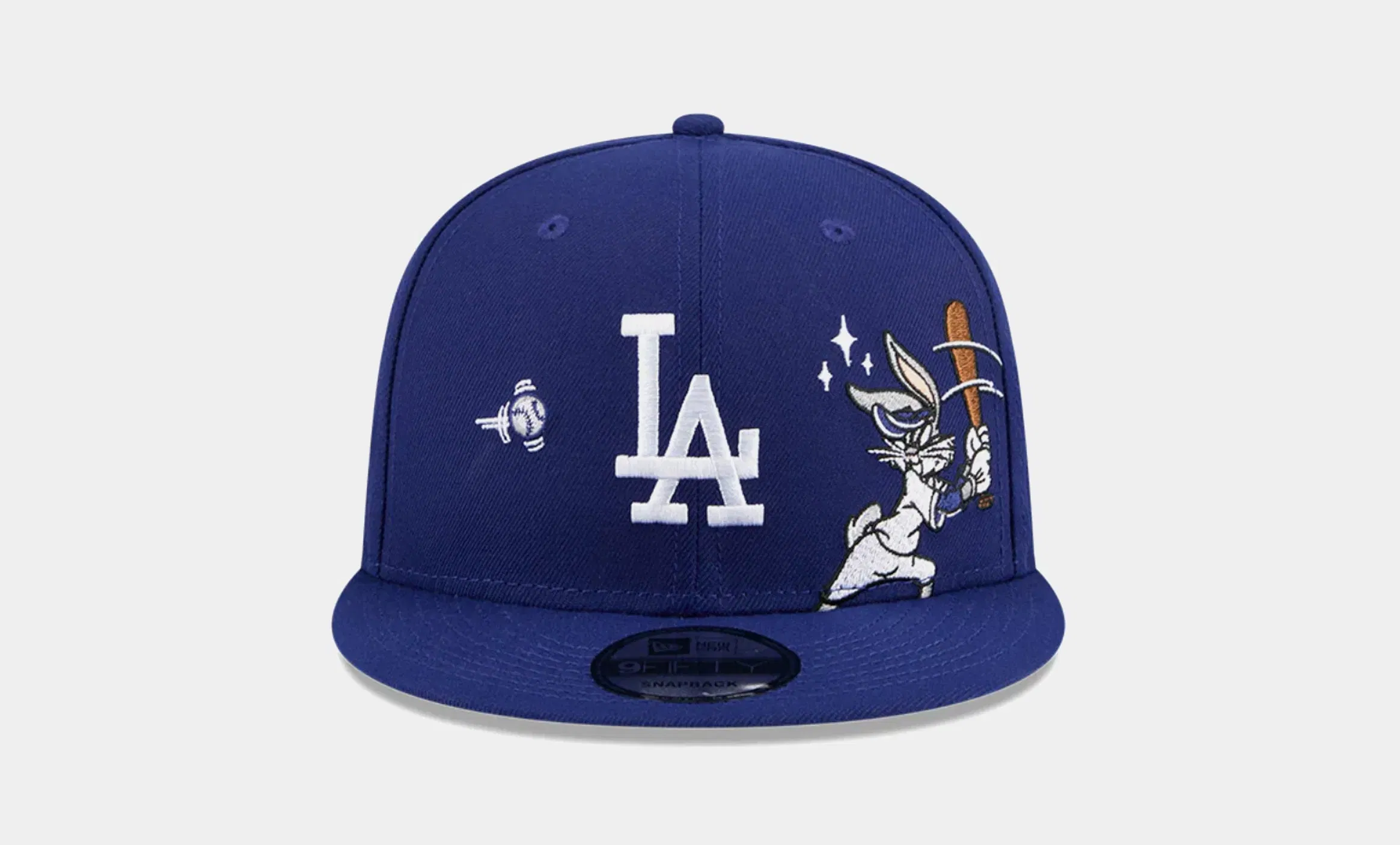 New Era Los Angeles Dodgers x Looney Tunes Bugs 9Fifty Snapback Mens Hat (Navy/White)
