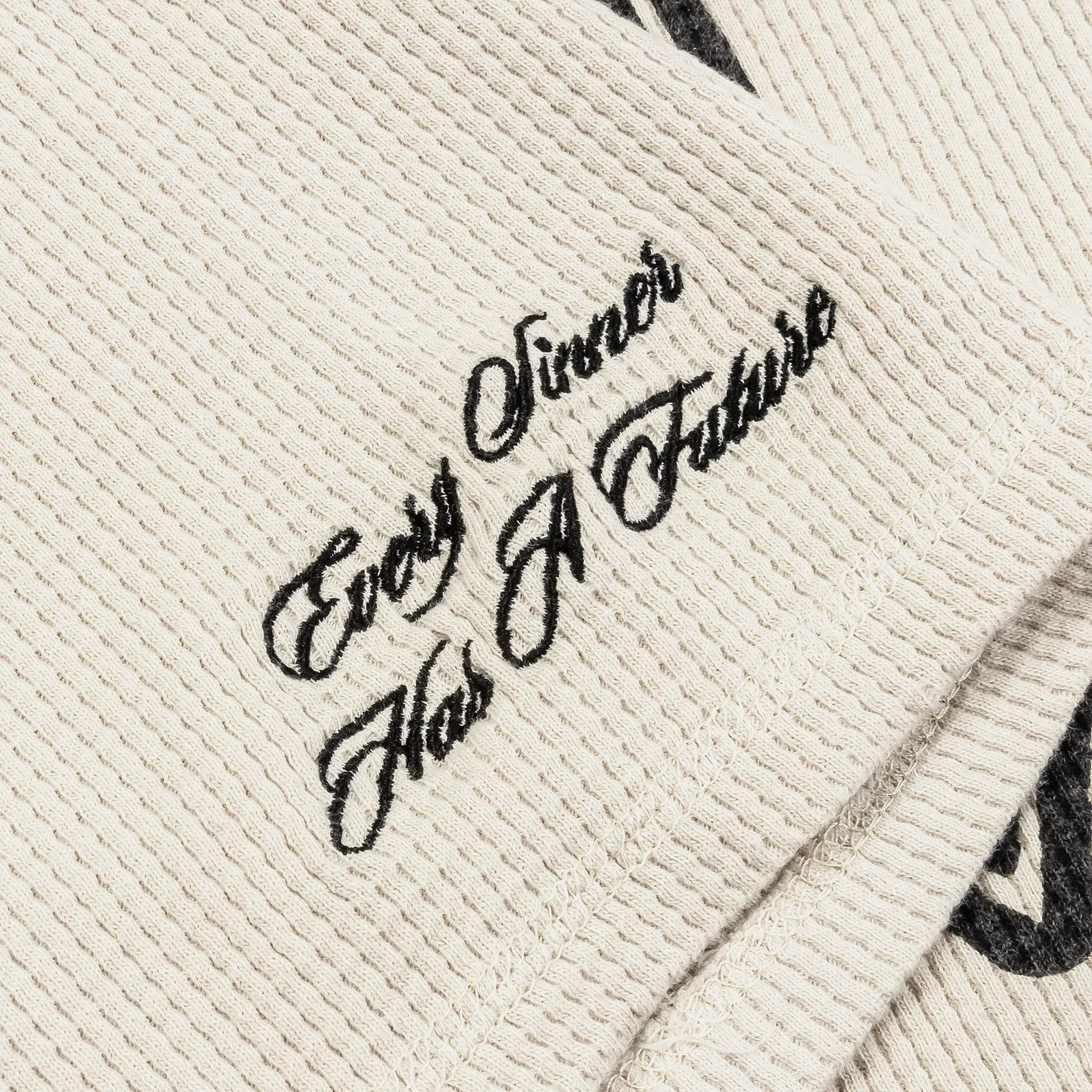 CTHDRL Keep The Faith Thermal Mens Short Sleeve Shirt (Beige/Black)