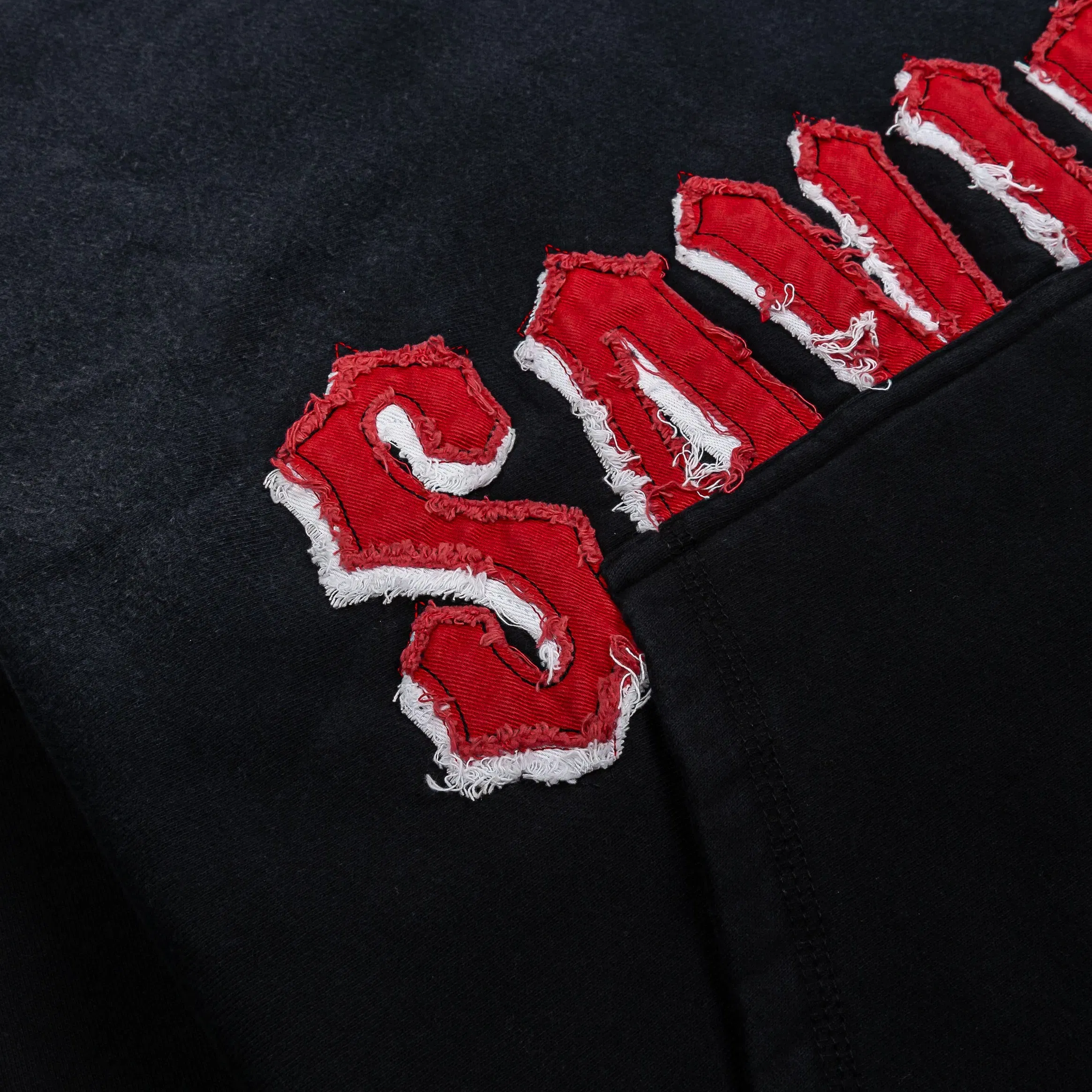 CTHDRL The Faith Pullover Mens Hoodie (Black/Red/White)