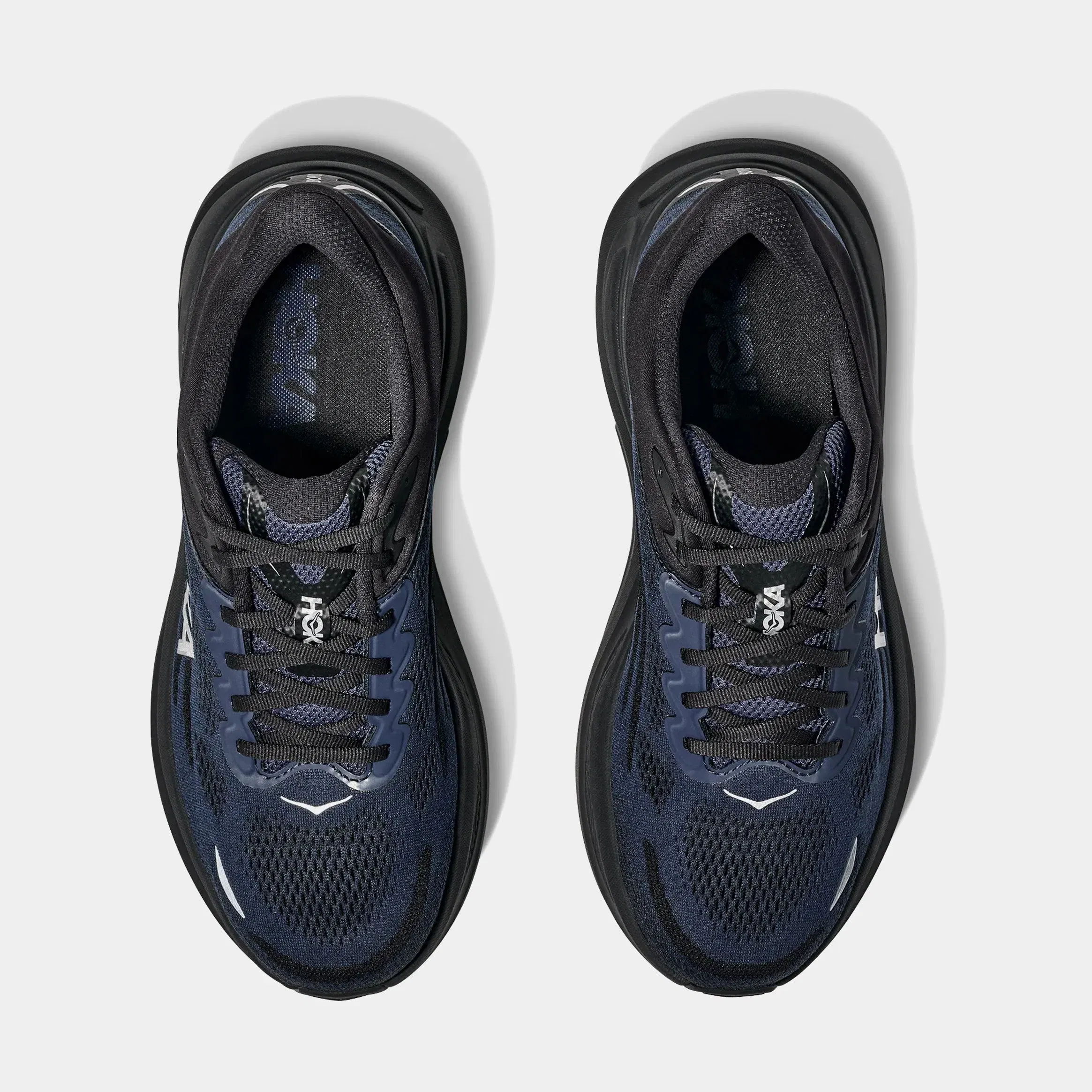 Hoka Bondi 9 Mens Running Shoes (Faded Navy/Slate Blue)