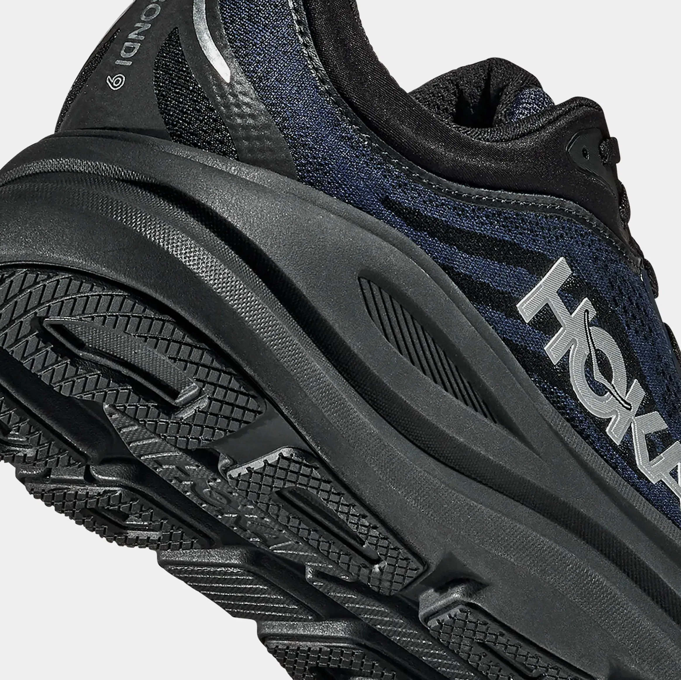 Hoka Bondi 9 Mens Running Shoes (Faded Navy/Slate Blue)