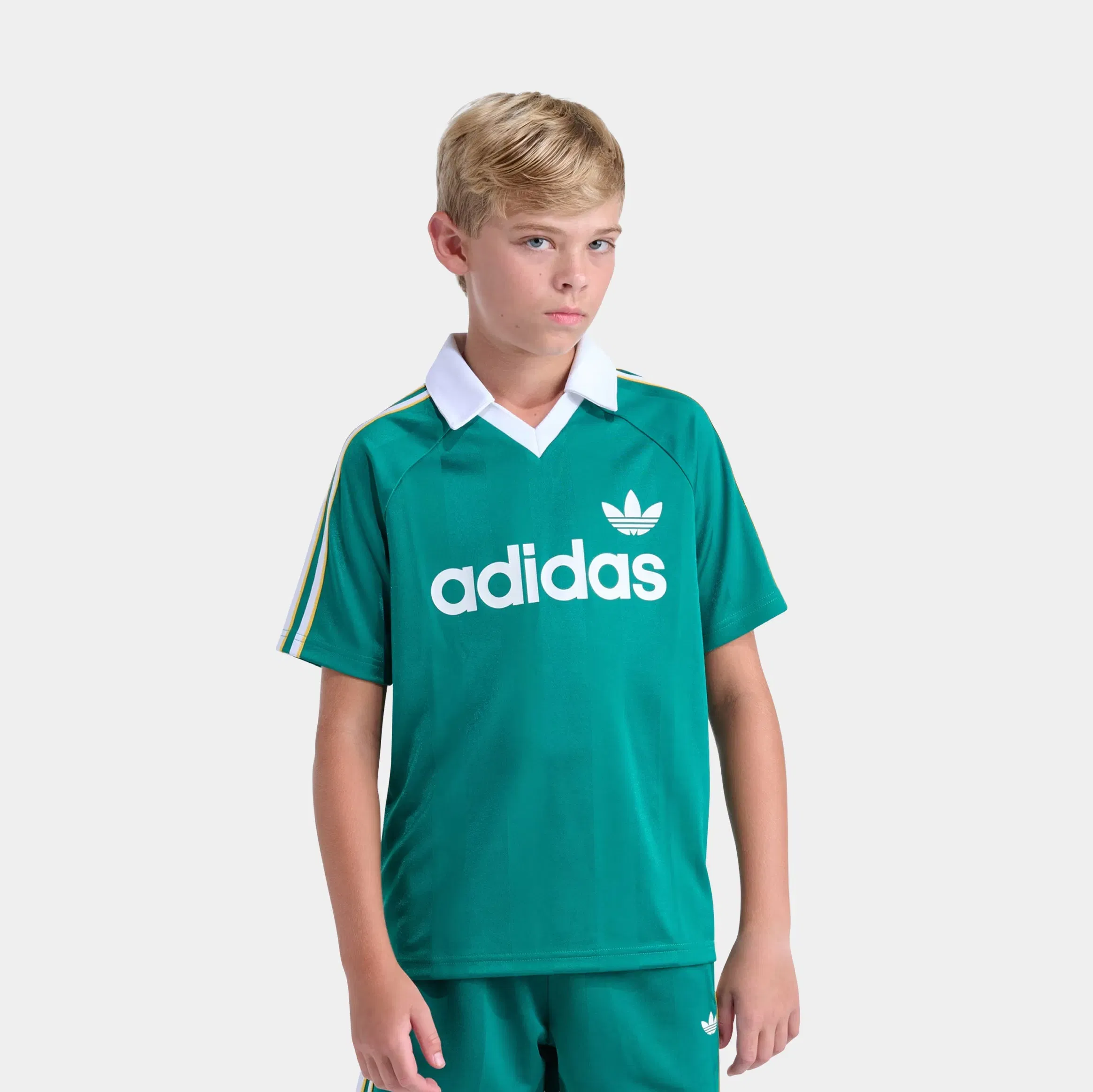 adidas Archive Grade School Jersey (Real Green)