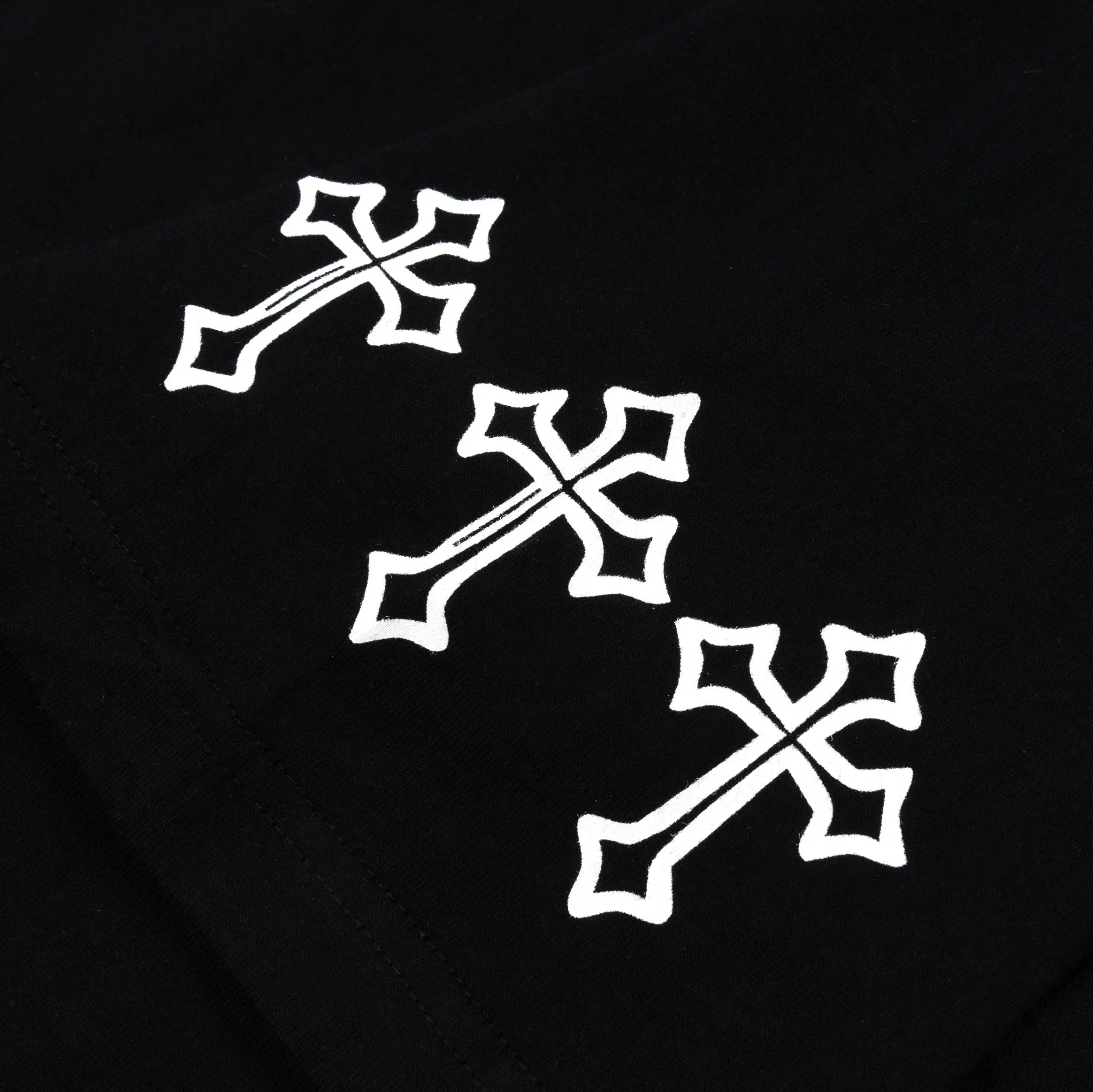 CTHDRL The Faith Mens Short Sleeve Shirt (Black/White)