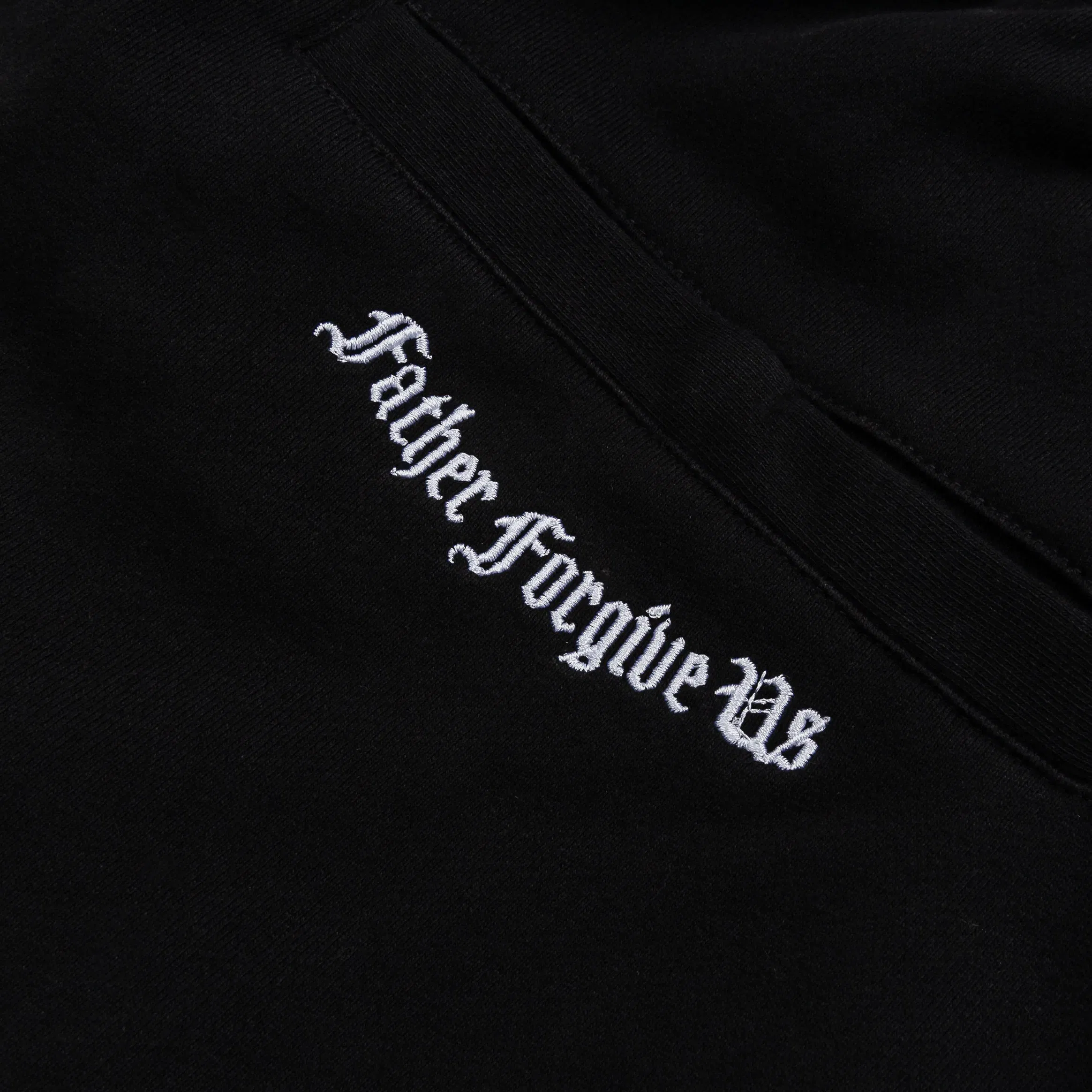 CTHDRL Forgive Me Fleece Mens Shorts (Black/Red)