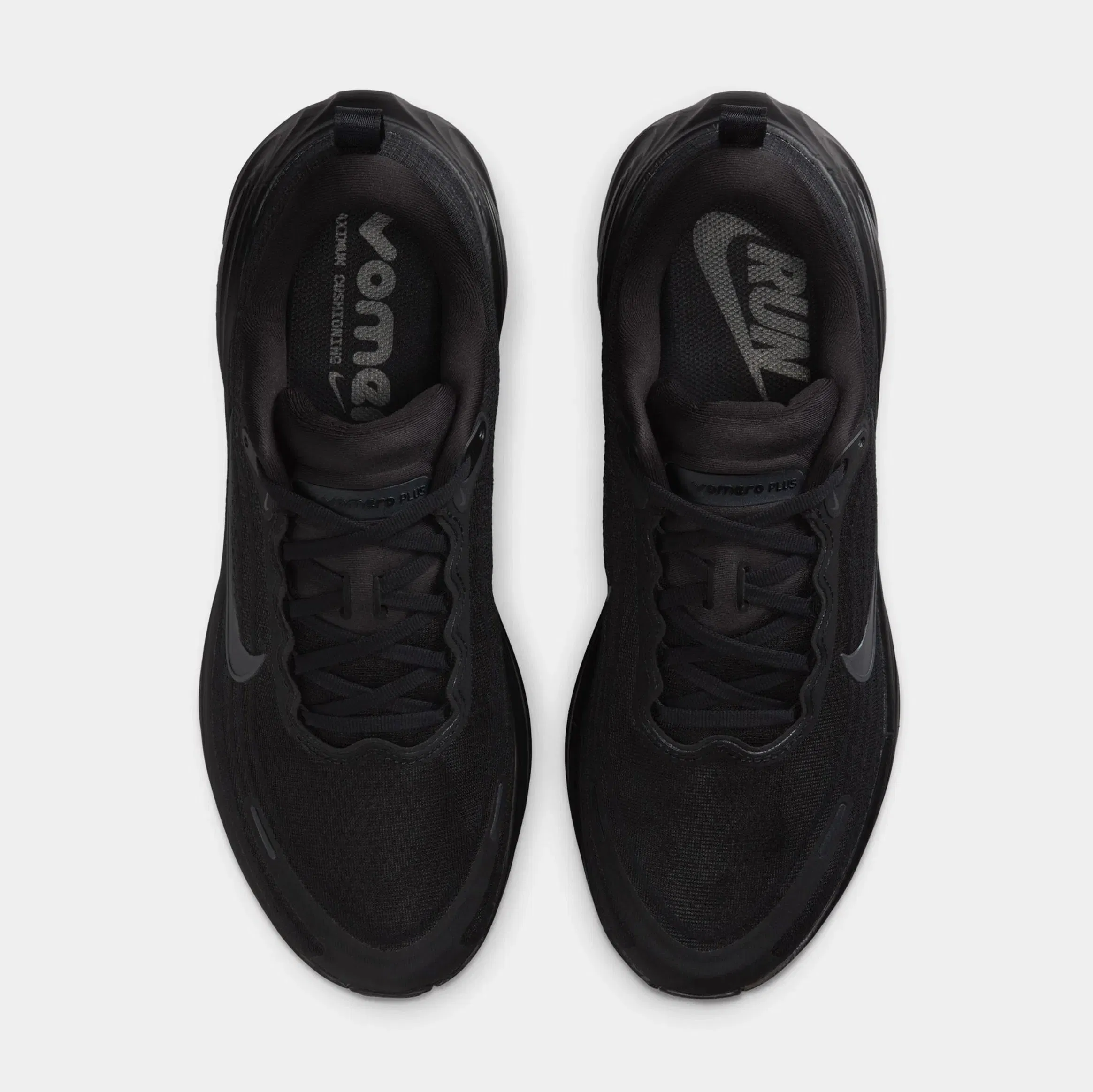 Nike Vomero Plus Mens Running Shoes (Black/Dark Smoke Grey/Dark Grey)