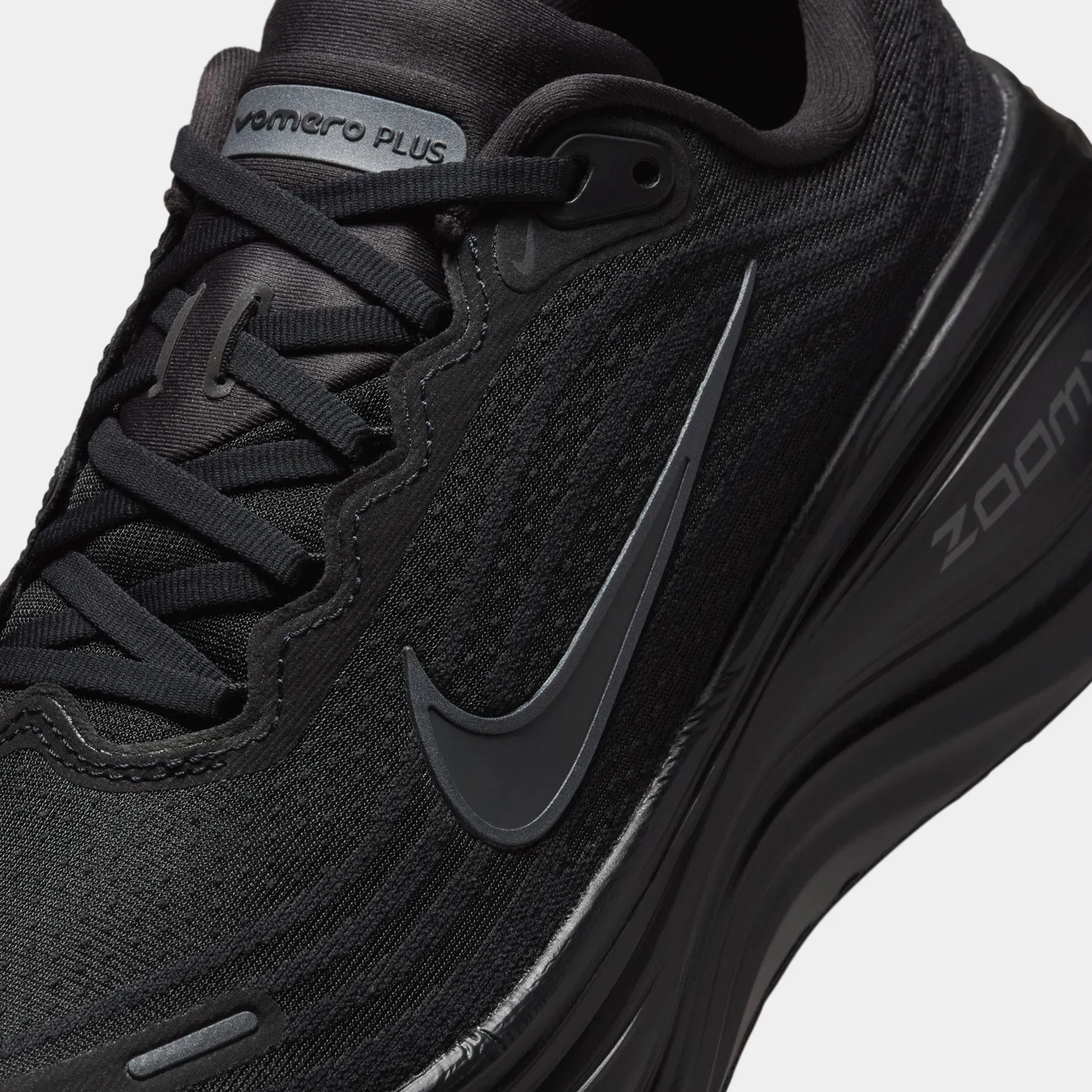 Nike Vomero Plus Mens Running Shoes (Black/Dark Smoke Grey/Dark Grey)