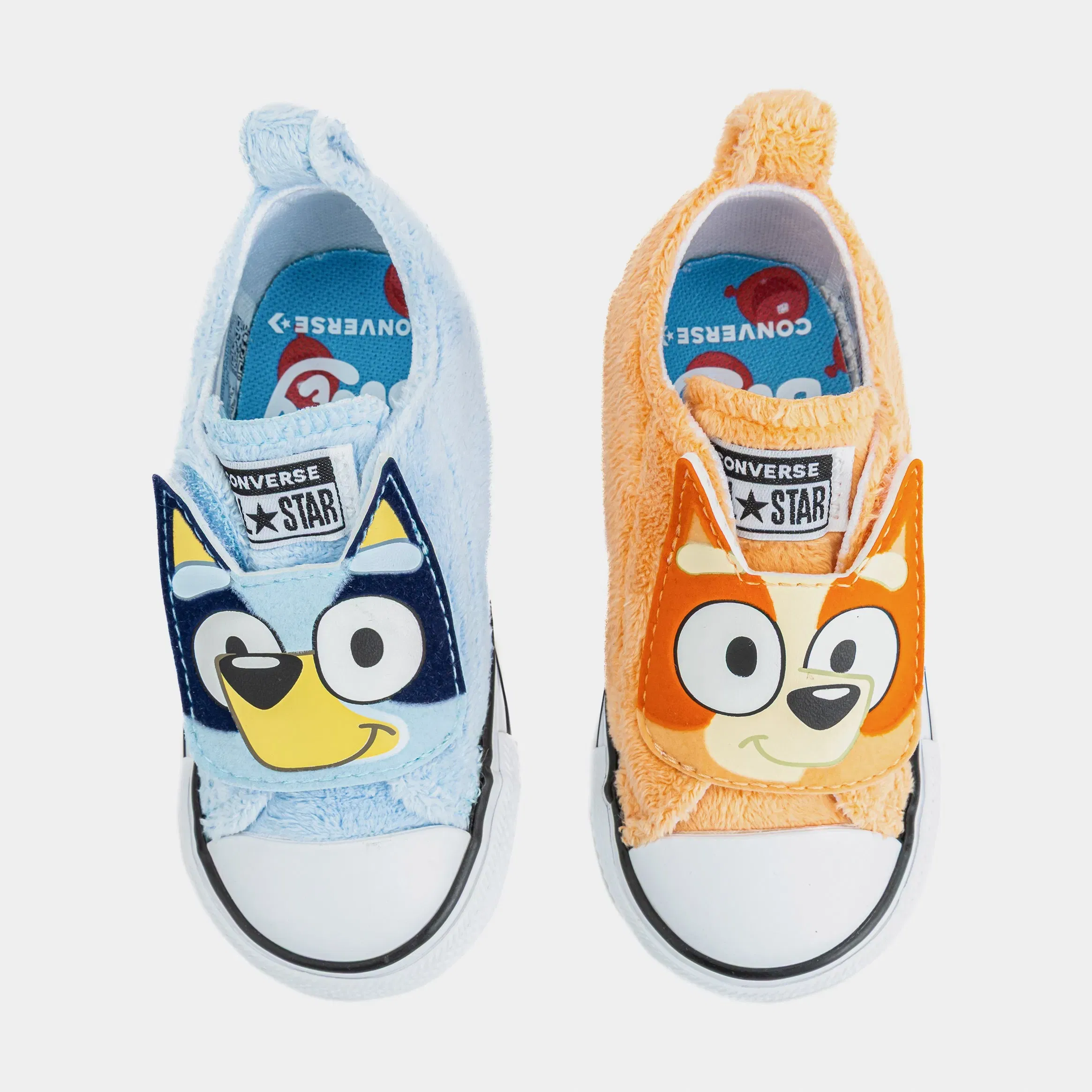Converse Chuck Taylor All Star Low Bluey Infant Toddler Lifestyle Shoes (Blue/Orange)