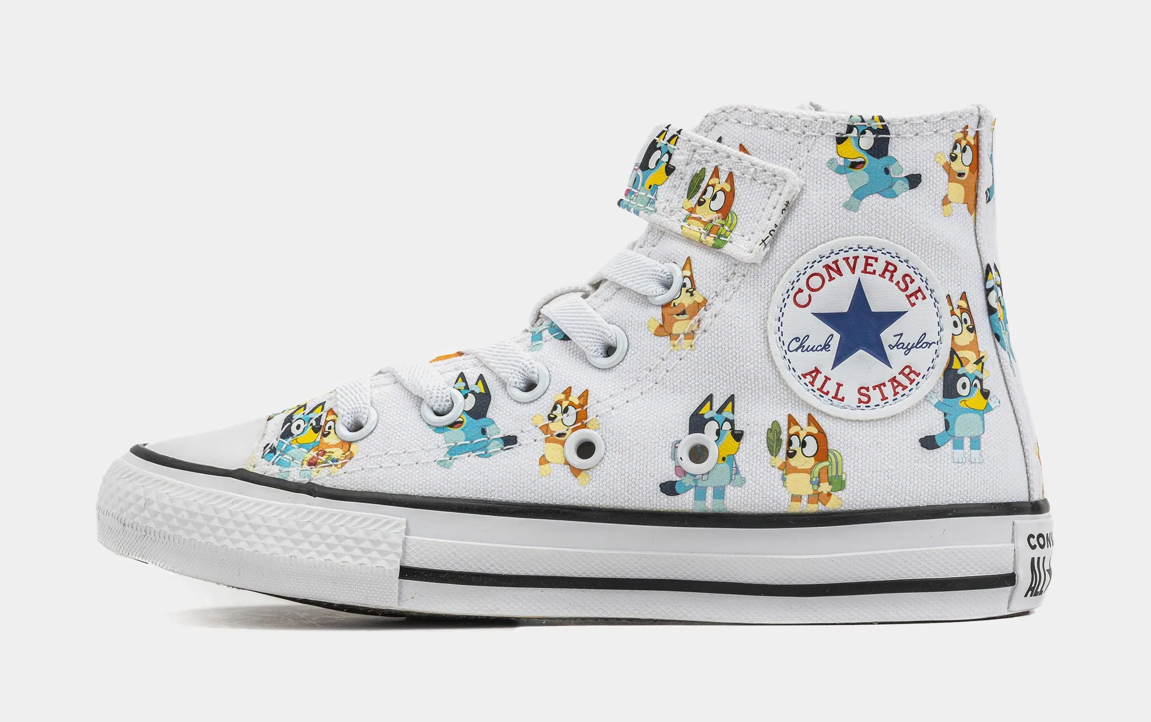 Converse Chuck Taylor All Star Bluey & Bingo Preschool Lifestyle Shoes (White/Blue)