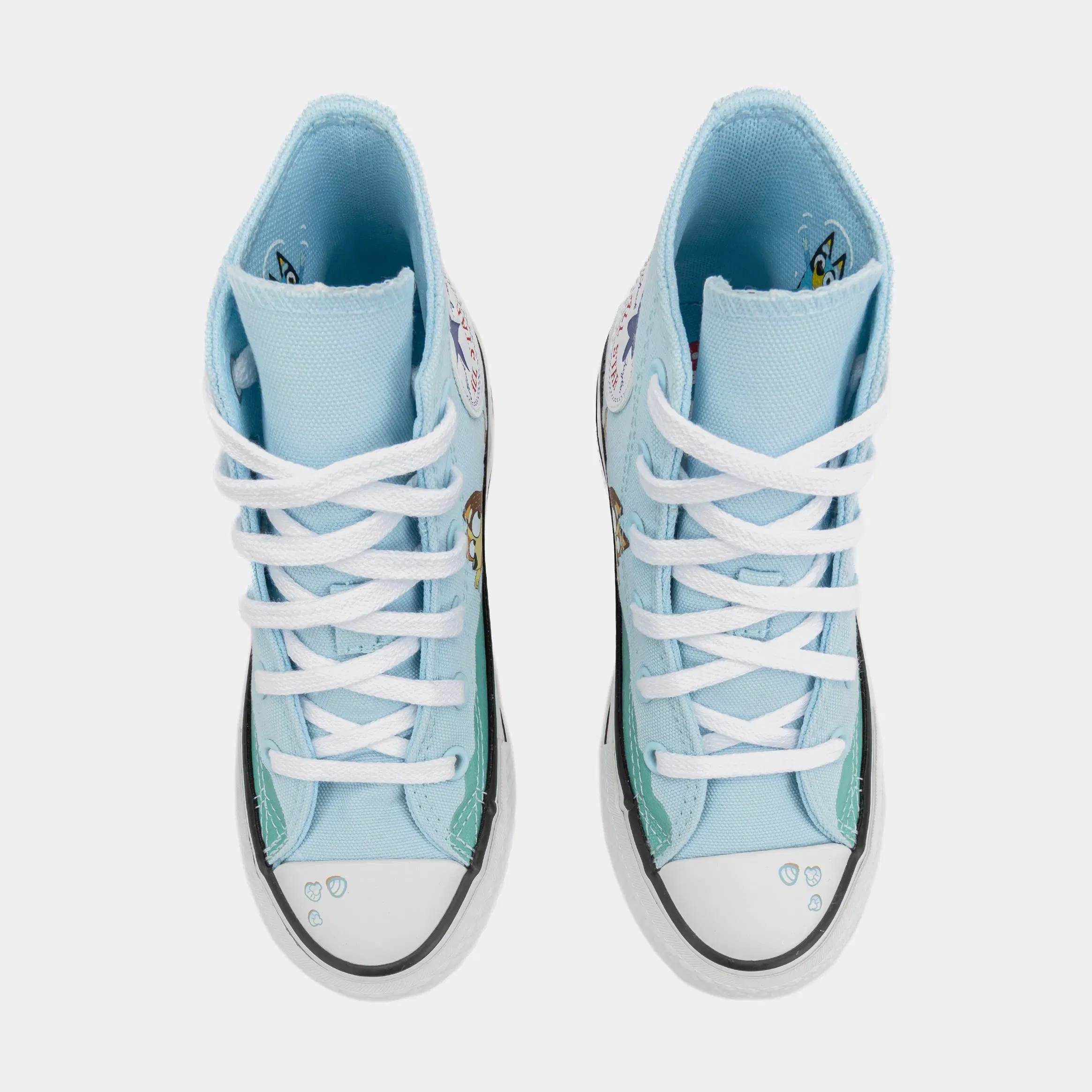 Converse Chuck Taylor All Star Eva Lift Bluey Preschool Lifestyle Shoes (Blue/White)