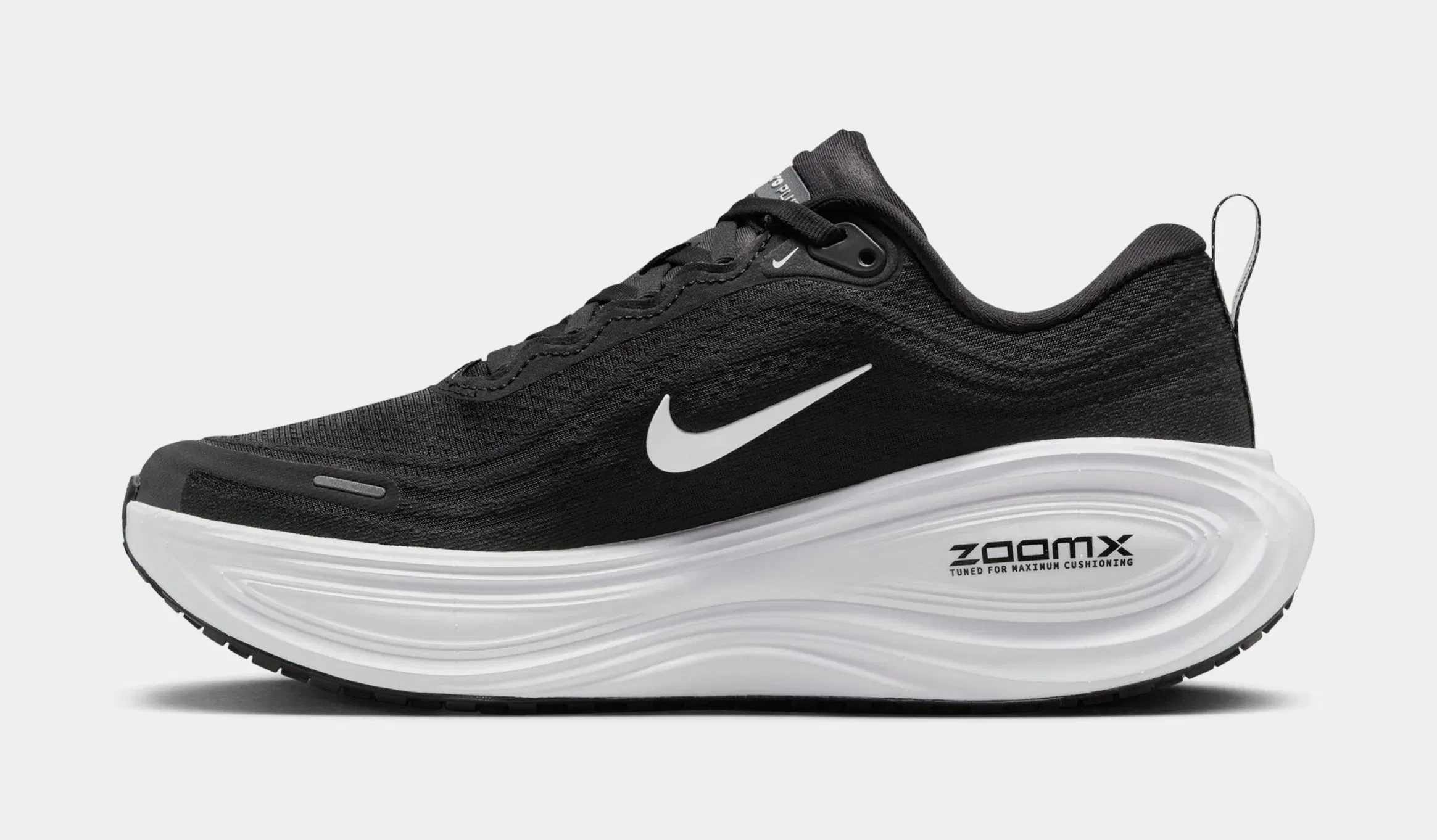 Nike Vomero Plus Womens Running Shoes (Black/Cool Grey/Metallic Dark Grey/White)