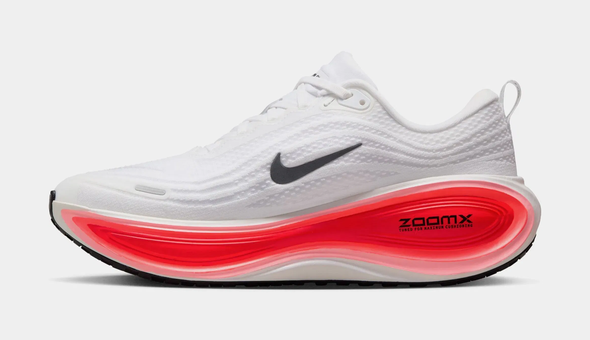 Nike Vomero Plus Mens Running Shoes (White/Black/Bright Crimson)
