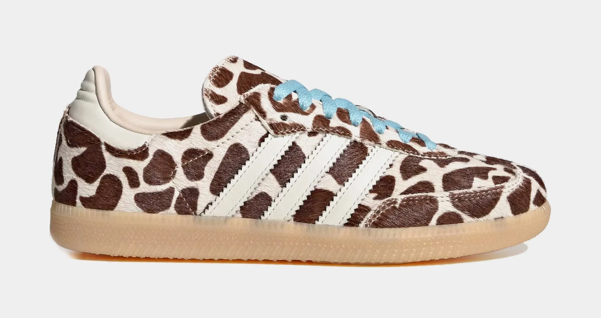 adidas Samba OG Giraffe Womens Lifestyle Shoes (Crystal Linen/Ivory/Gum)