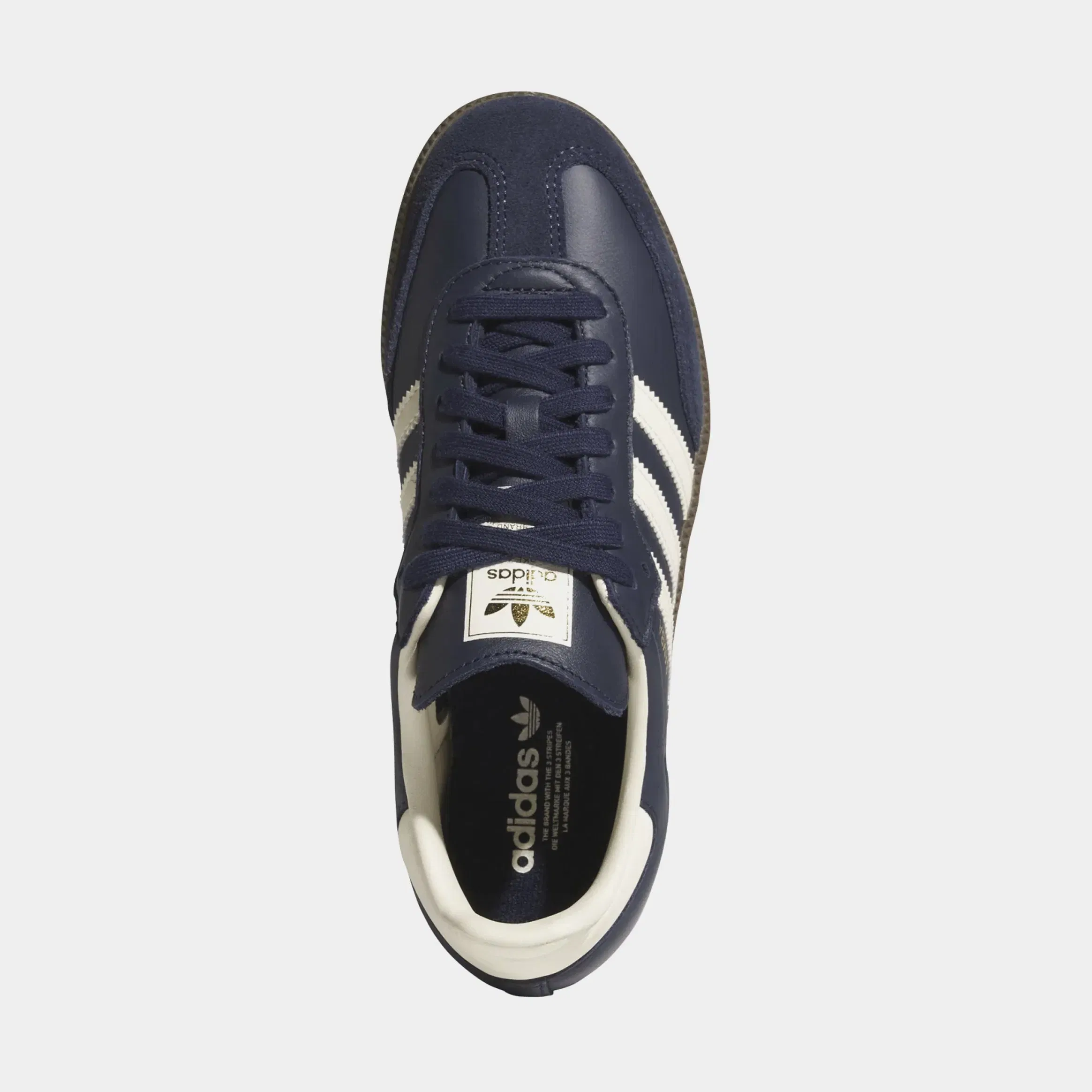 adidas Samba OG Womens Lifestyle Shoes (Night Indigo/Footwear White/Gum)