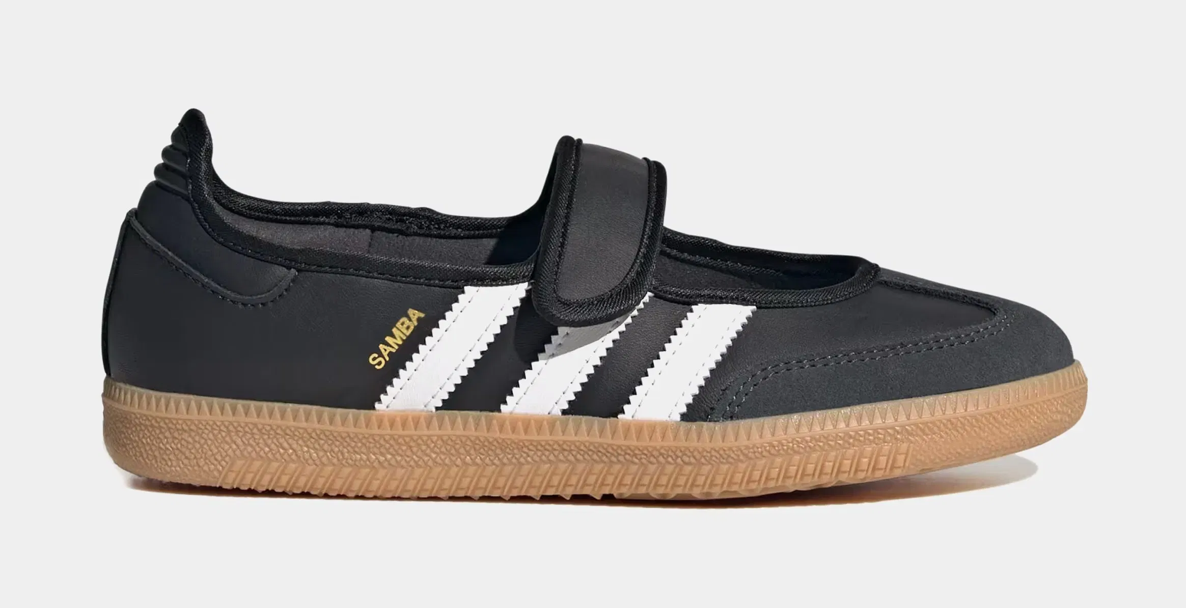 adidas Samba Jane Grade School Lifestyle Shoes (Core Black/Cloud White/Gum)