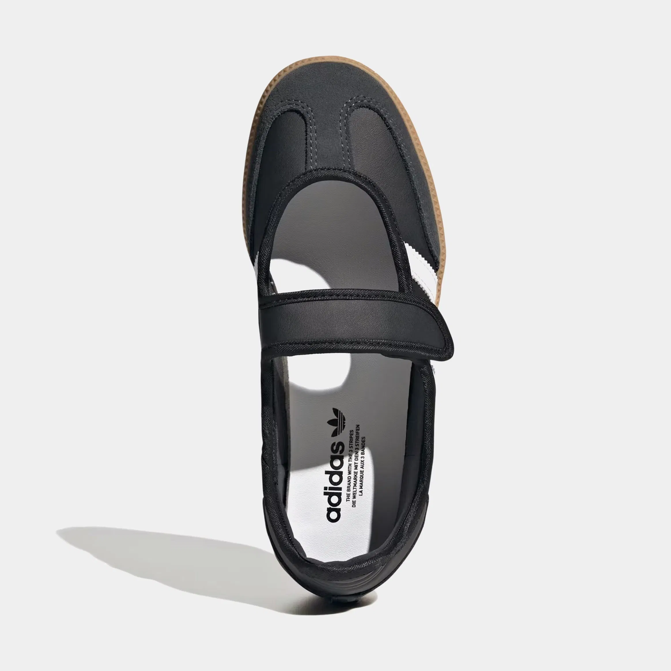 adidas Samba Jane Grade School Lifestyle Shoes (Core Black/Cloud White/Gum)