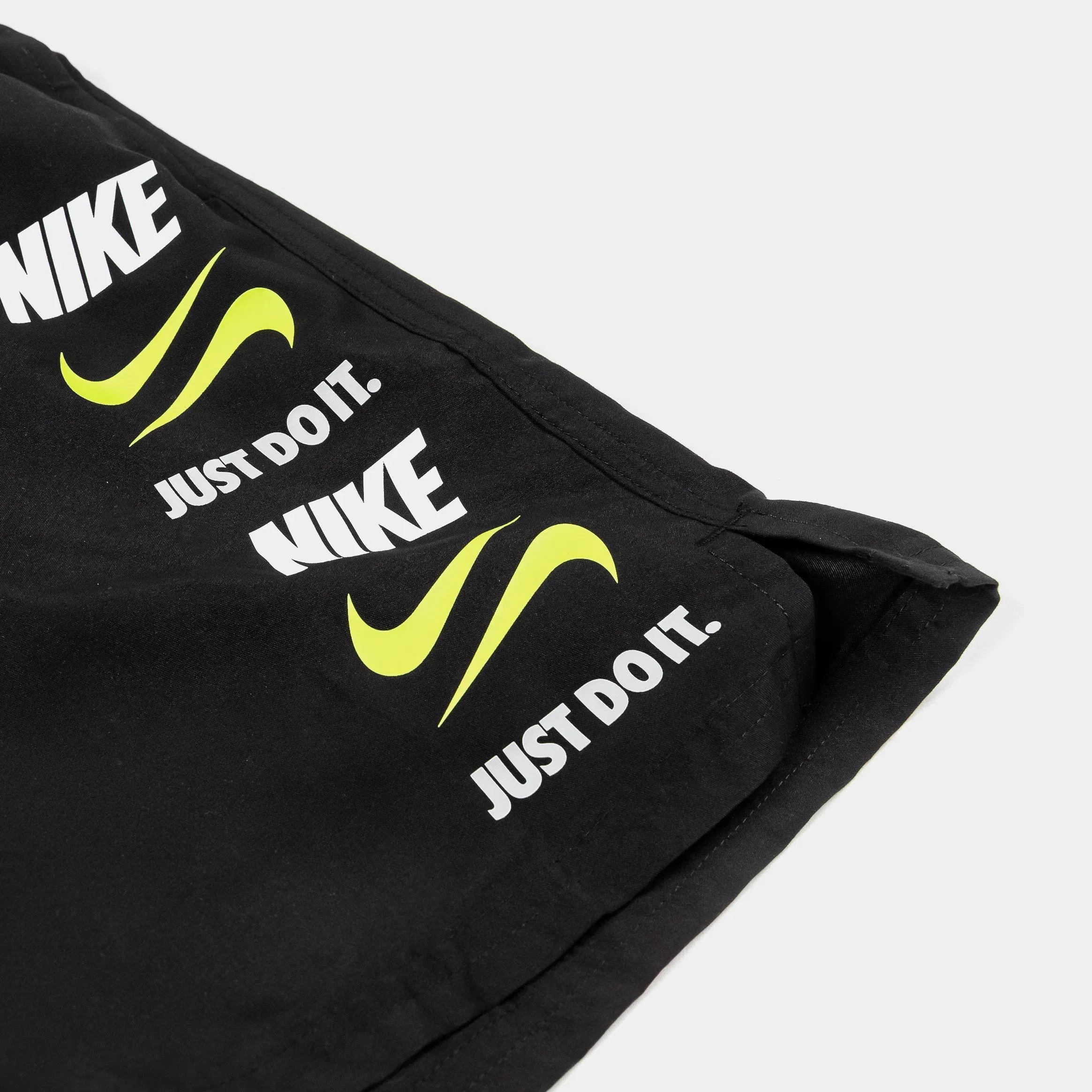 Nike Swim Icon 7" Volley Mens Shorts (Black/Green)