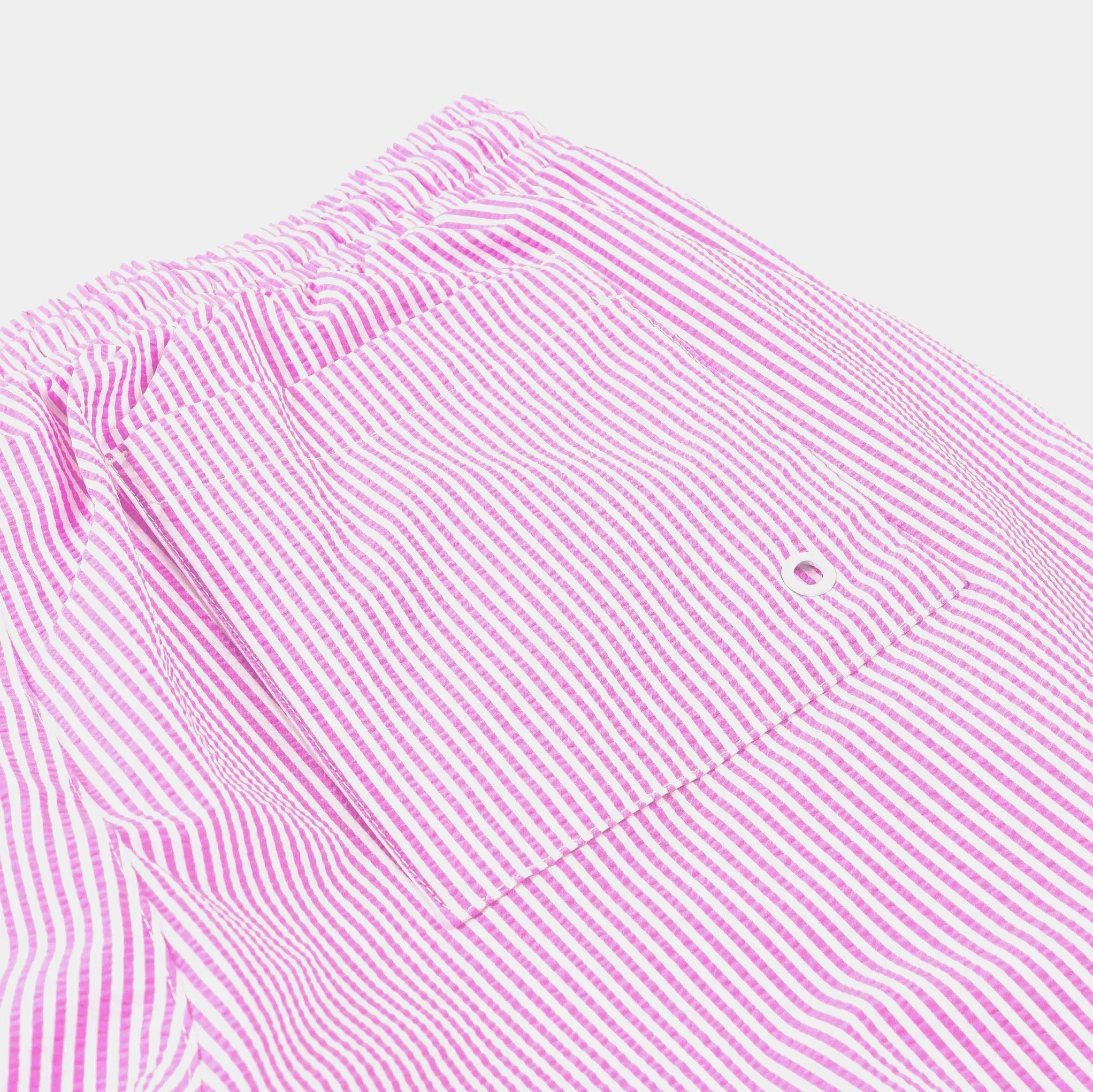 Nike Breaker 7" Volley Trunk Mens Shorts (Pink/White)