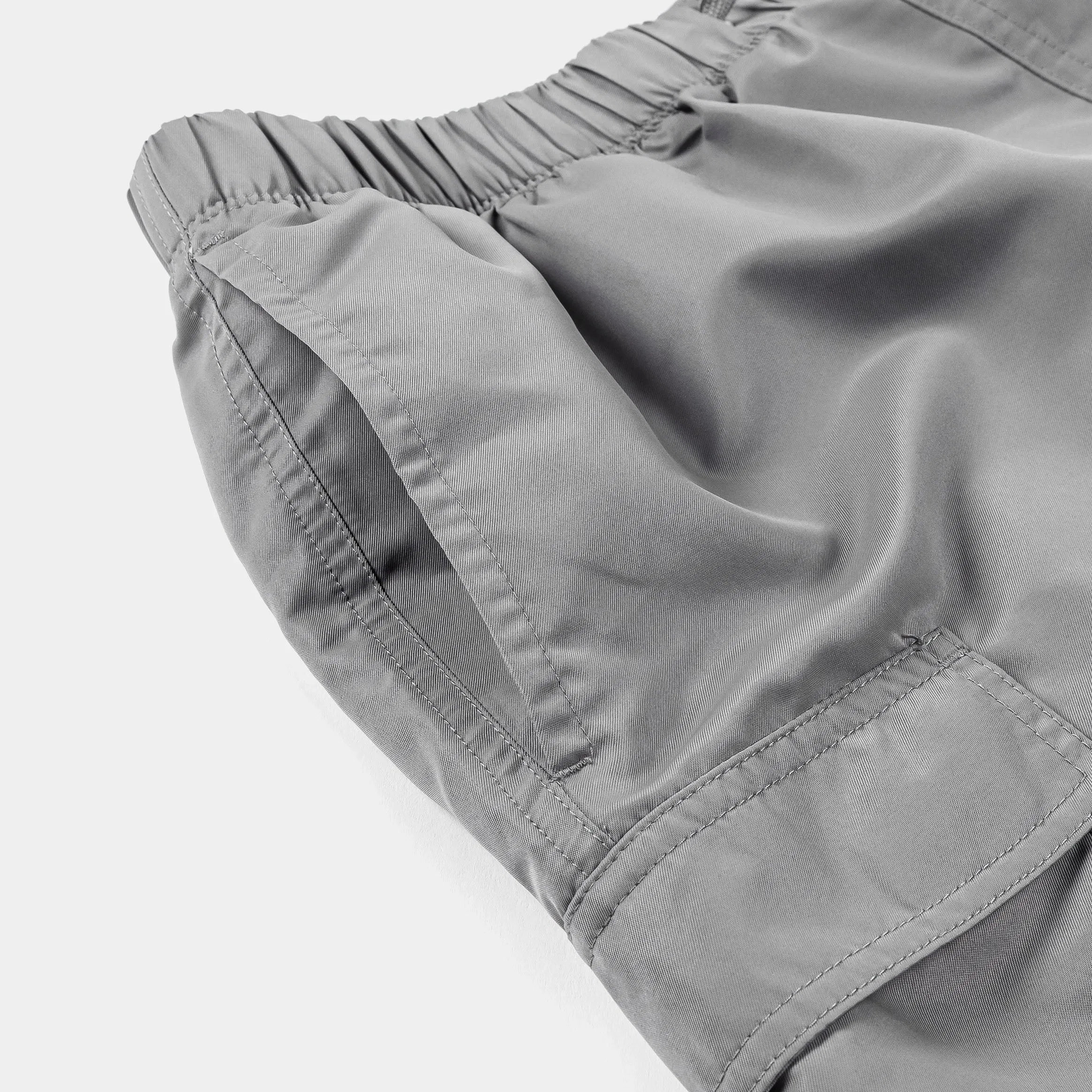 Nike Voyage Solid Cargo 7" Volley Mens Shorts (Grey/White)