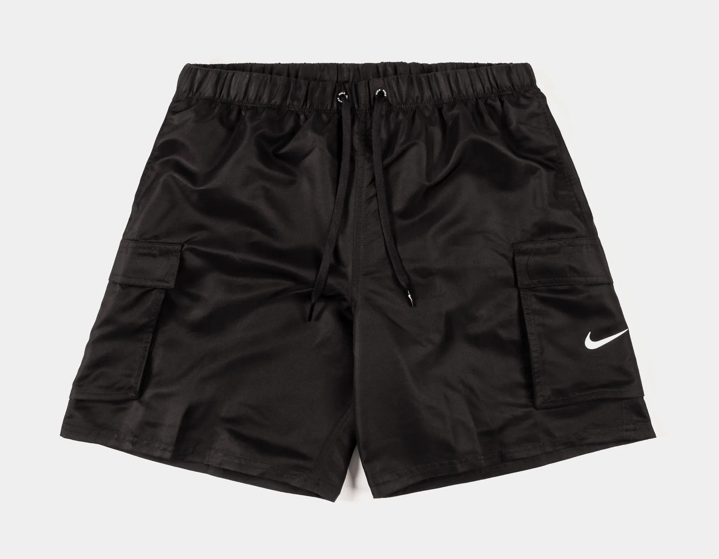Nike Voyage Solid Cargo 7" Volley Mens Shorts (Black/White)