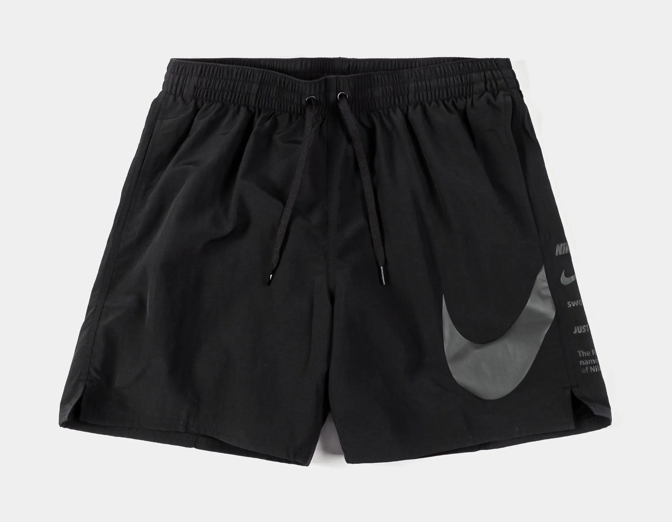 Nike Swim Breaker 7" Lined Volley Mens Shorts (Black/Gray)