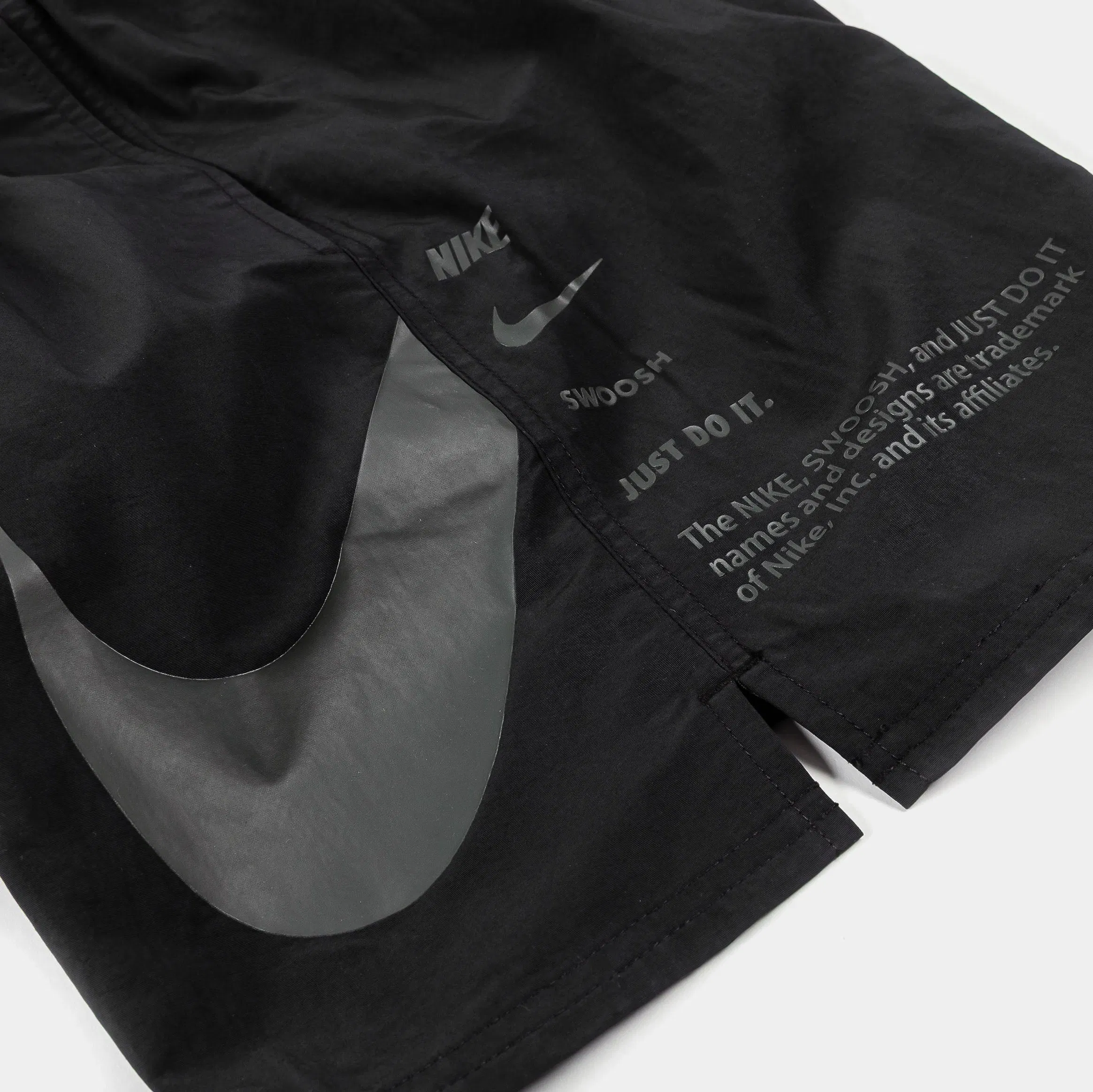 Nike Swim Breaker 7" Lined Volley Mens Shorts (Black/Gray)