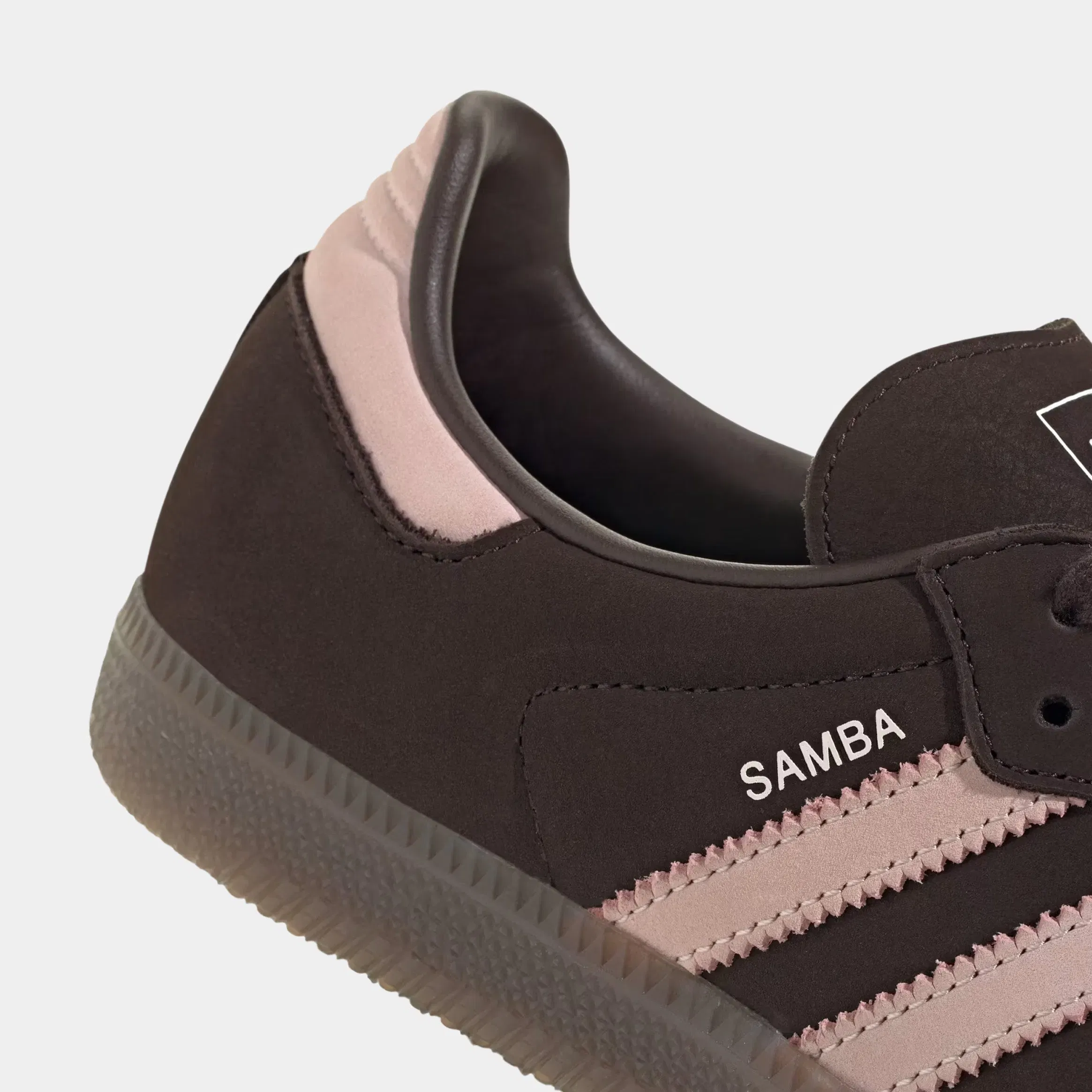 adidas Samba OG Womens Lifestyle Shoes (Aurora Coffee/Sandy Pink/Cloud White)